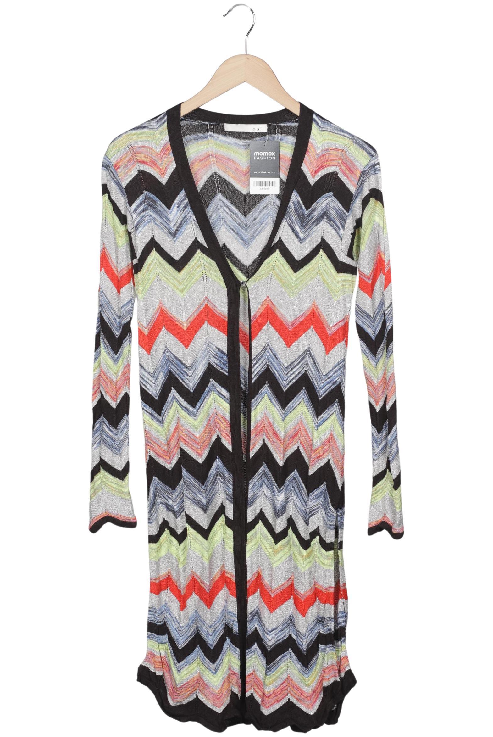 

Oui Damen Strickjacke, mehrfarbig, Gr. 34