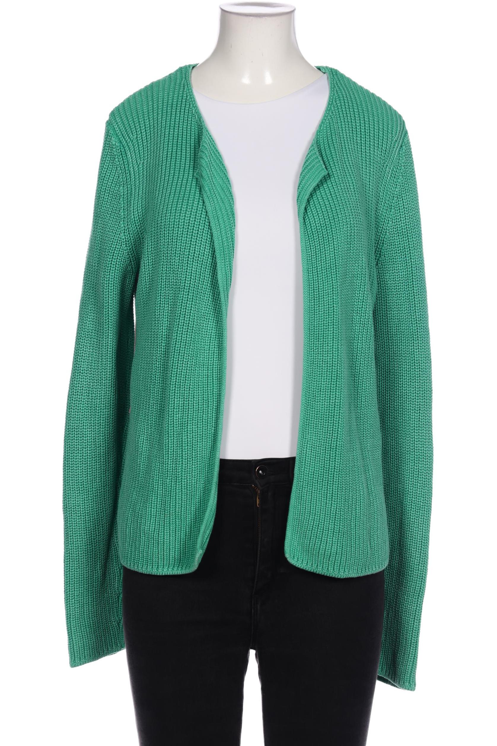 

Oui Damen Strickjacke, grün, Gr. 38