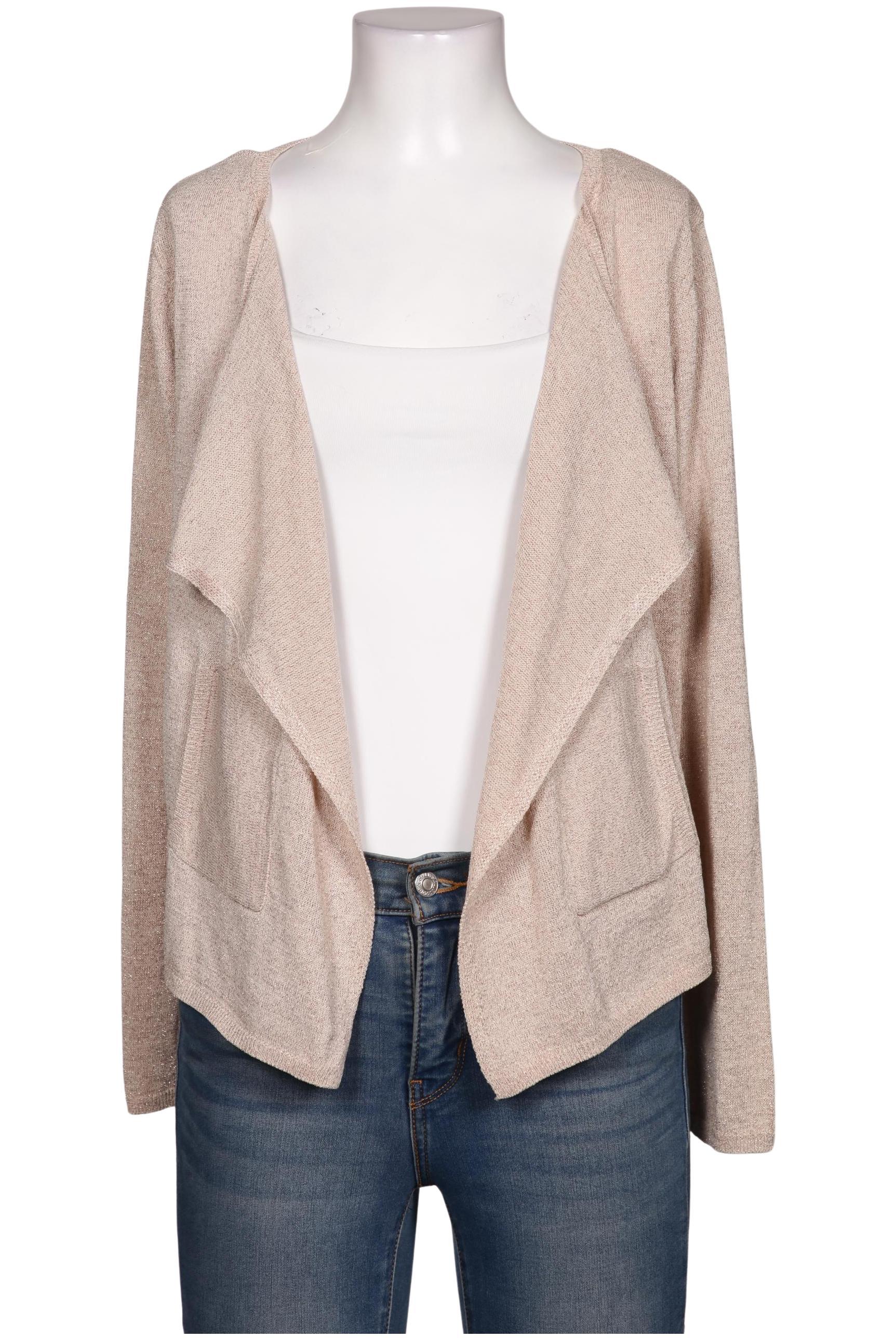 

Oui Damen Strickjacke, beige, Gr. 40