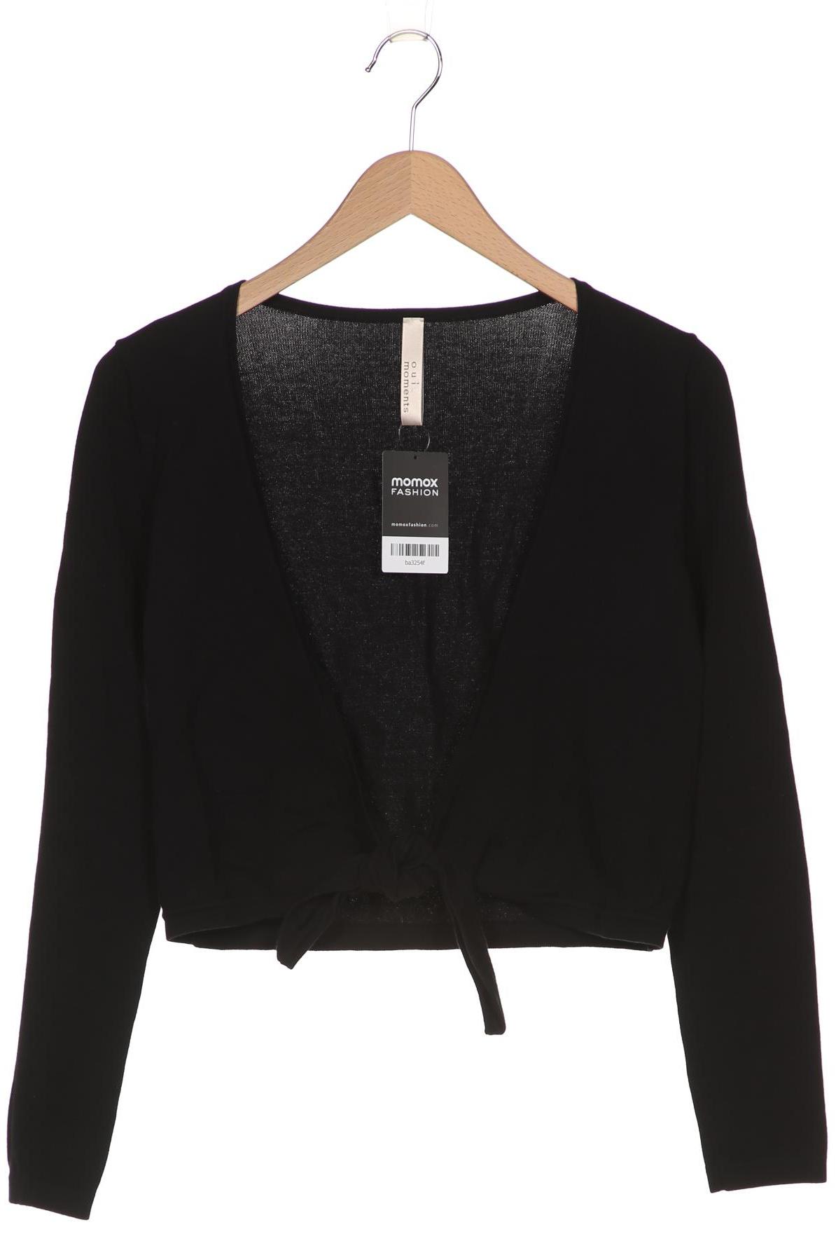 

Oui Damen Strickjacke, schwarz, Gr. 36