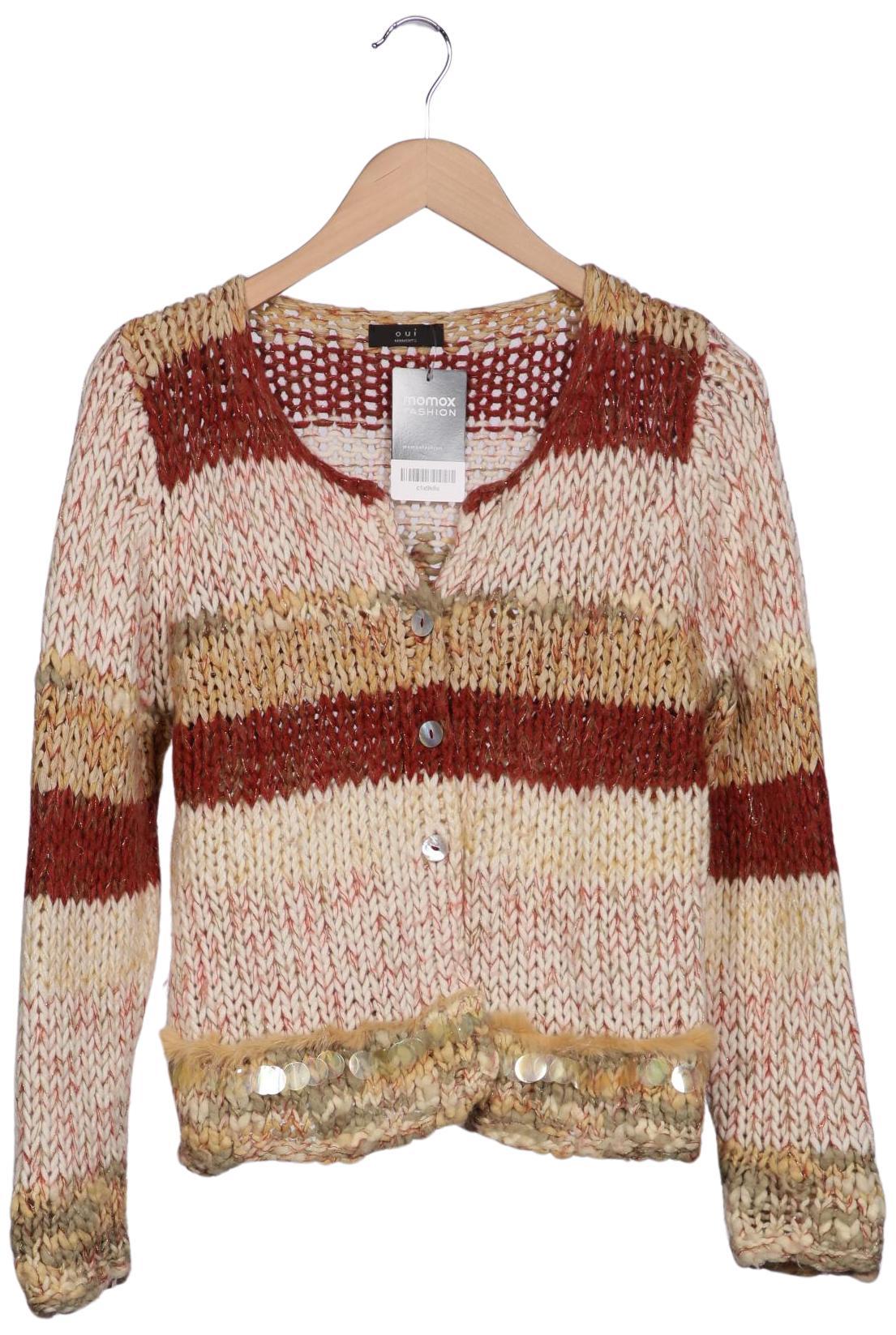 

Oui Damen Strickjacke, mehrfarbig, Gr. 36