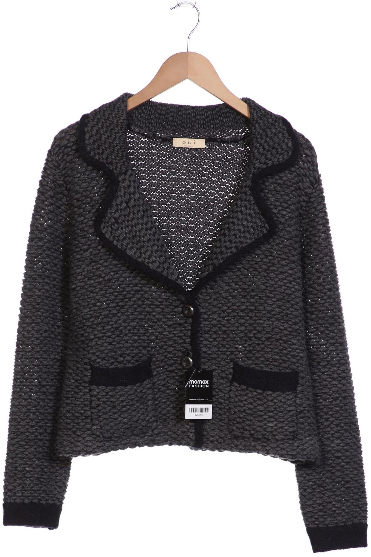 

Oui Damen Strickjacke, grau