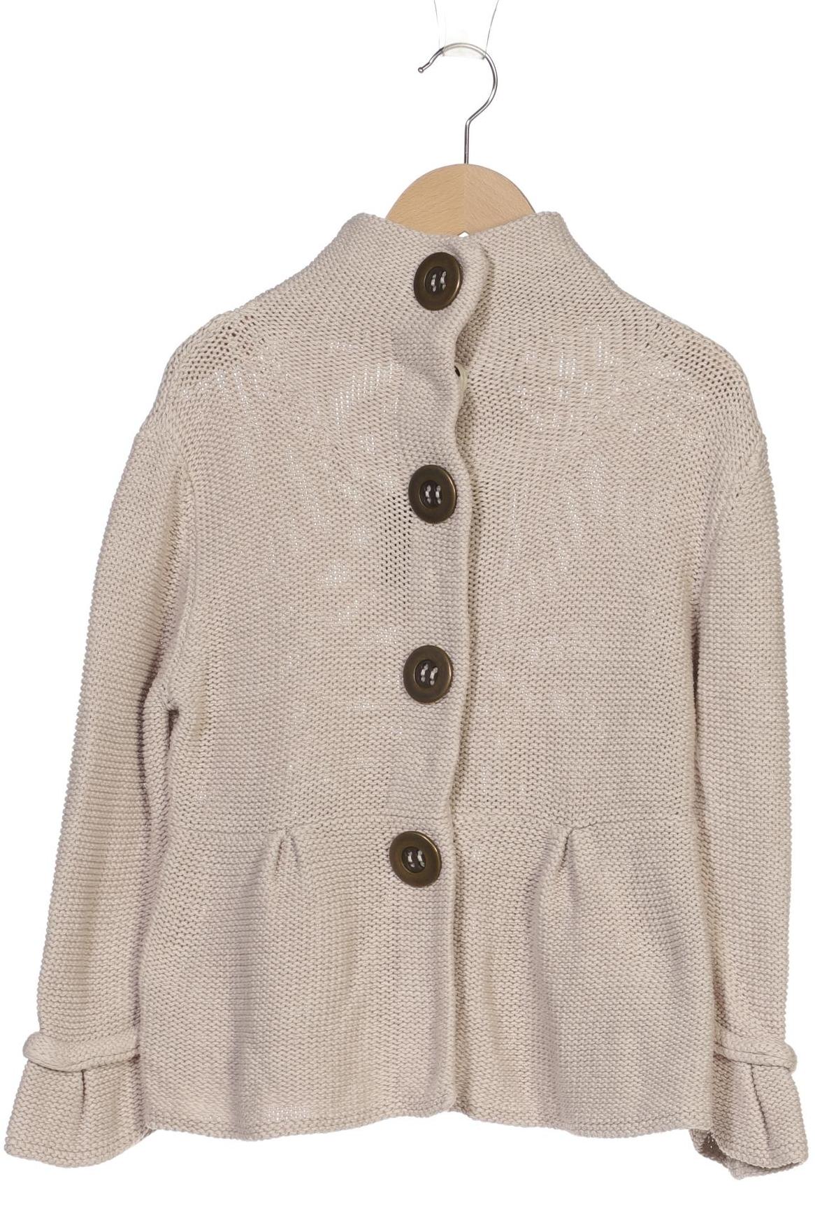 

Oui Damen Strickjacke, beige, Gr. 38