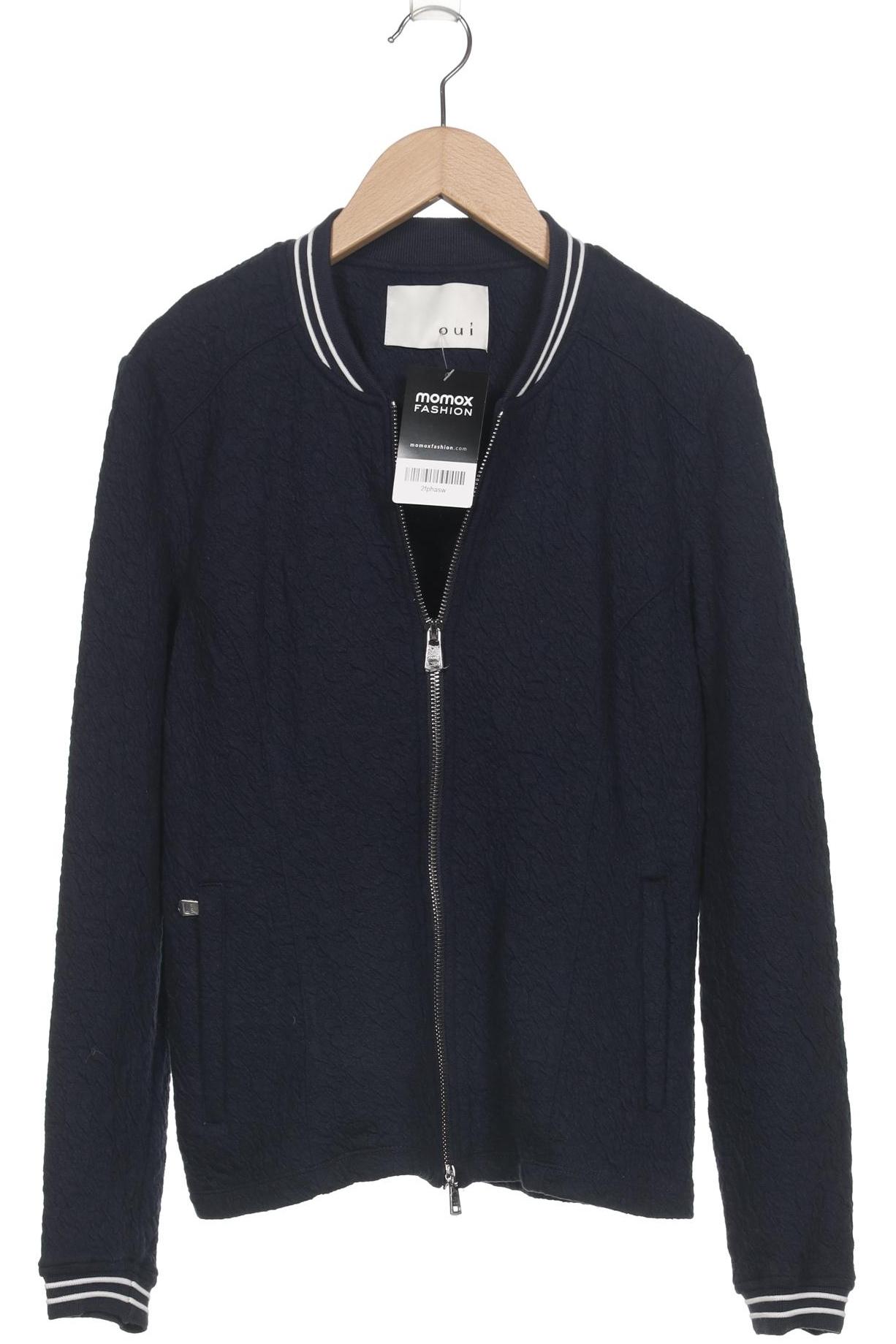 

Oui Damen Strickjacke, marineblau, Gr. 36