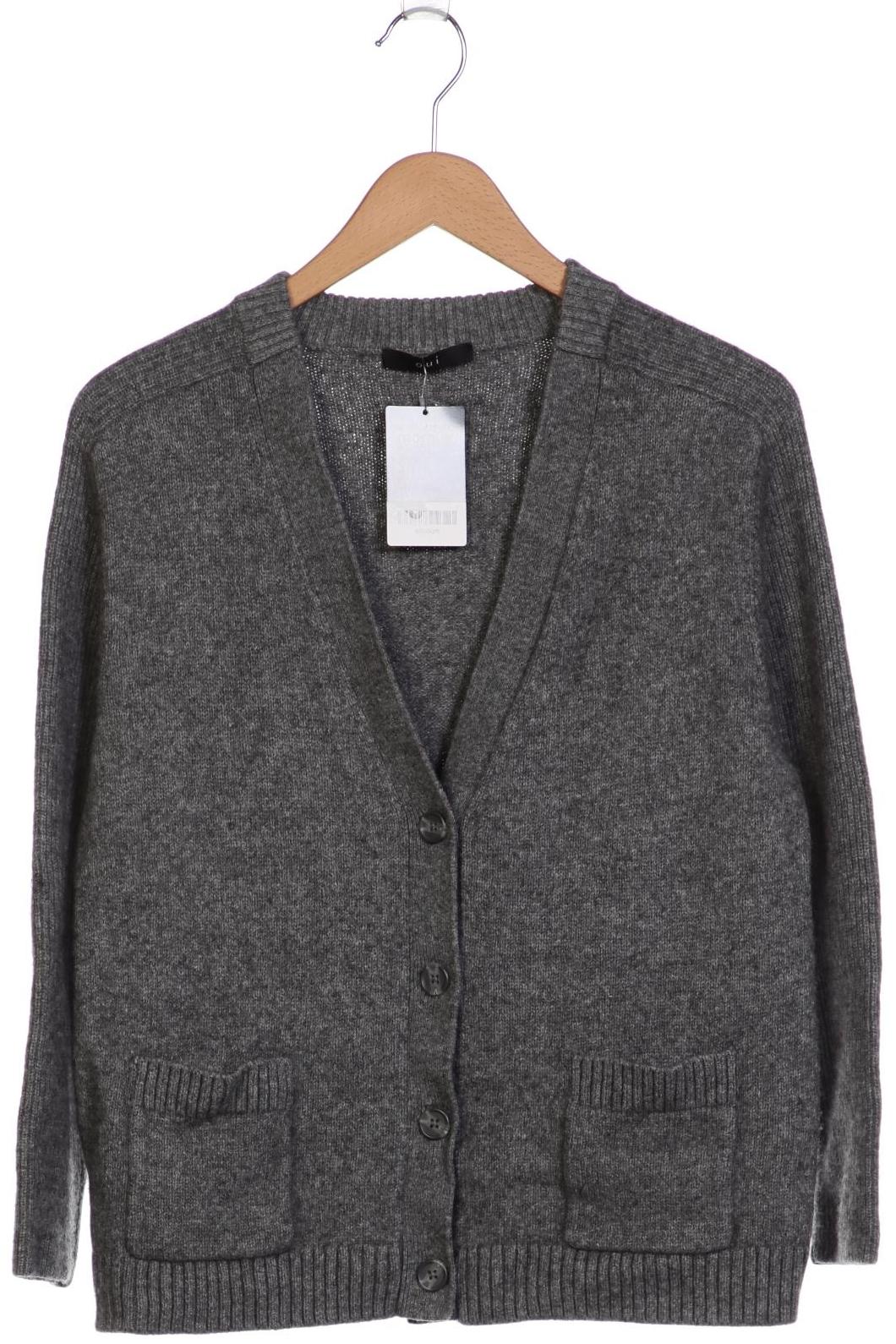 

Oui Damen Strickjacke, grau, Gr. 42