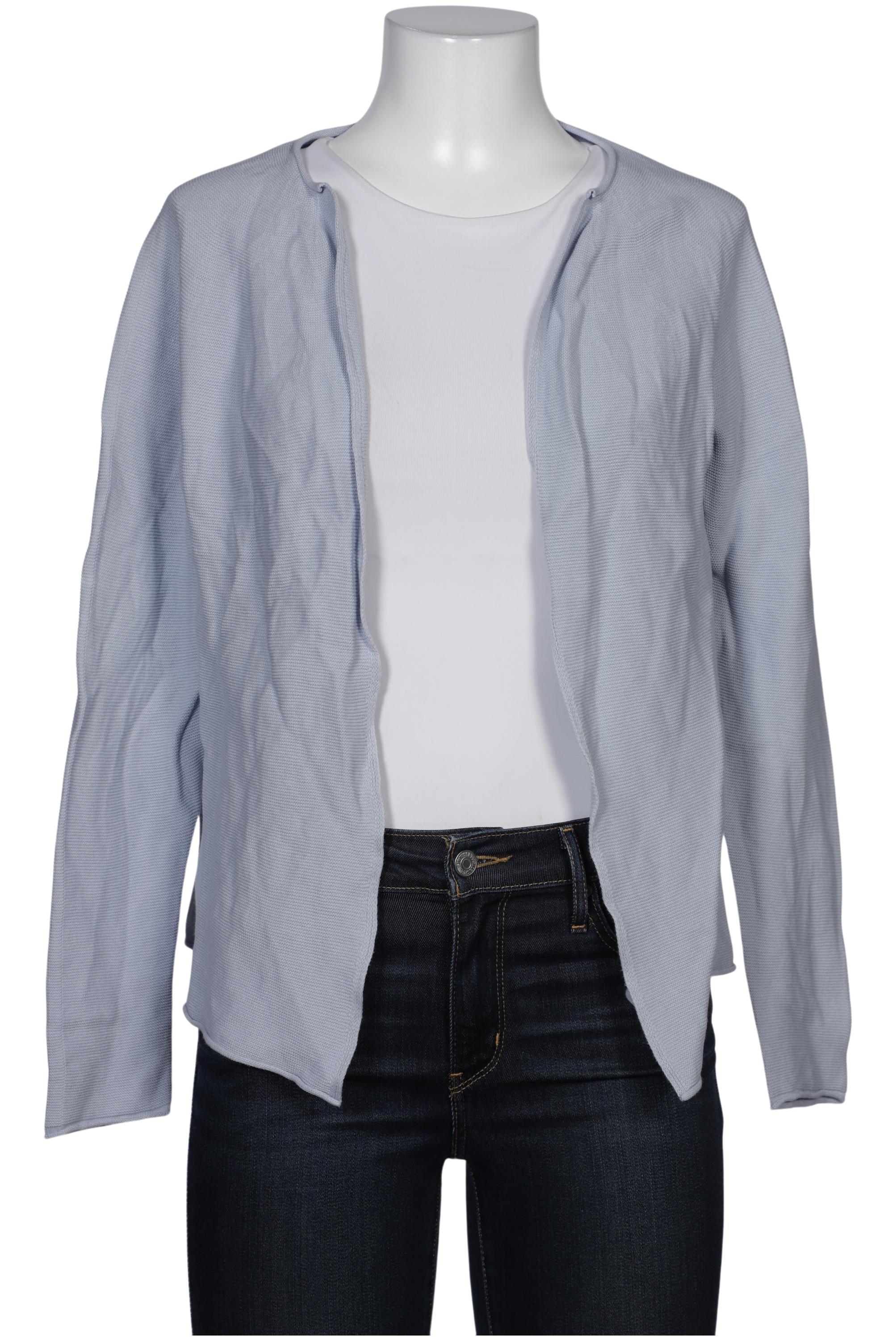 

Oui Damen Strickjacke, hellblau, Gr. 38