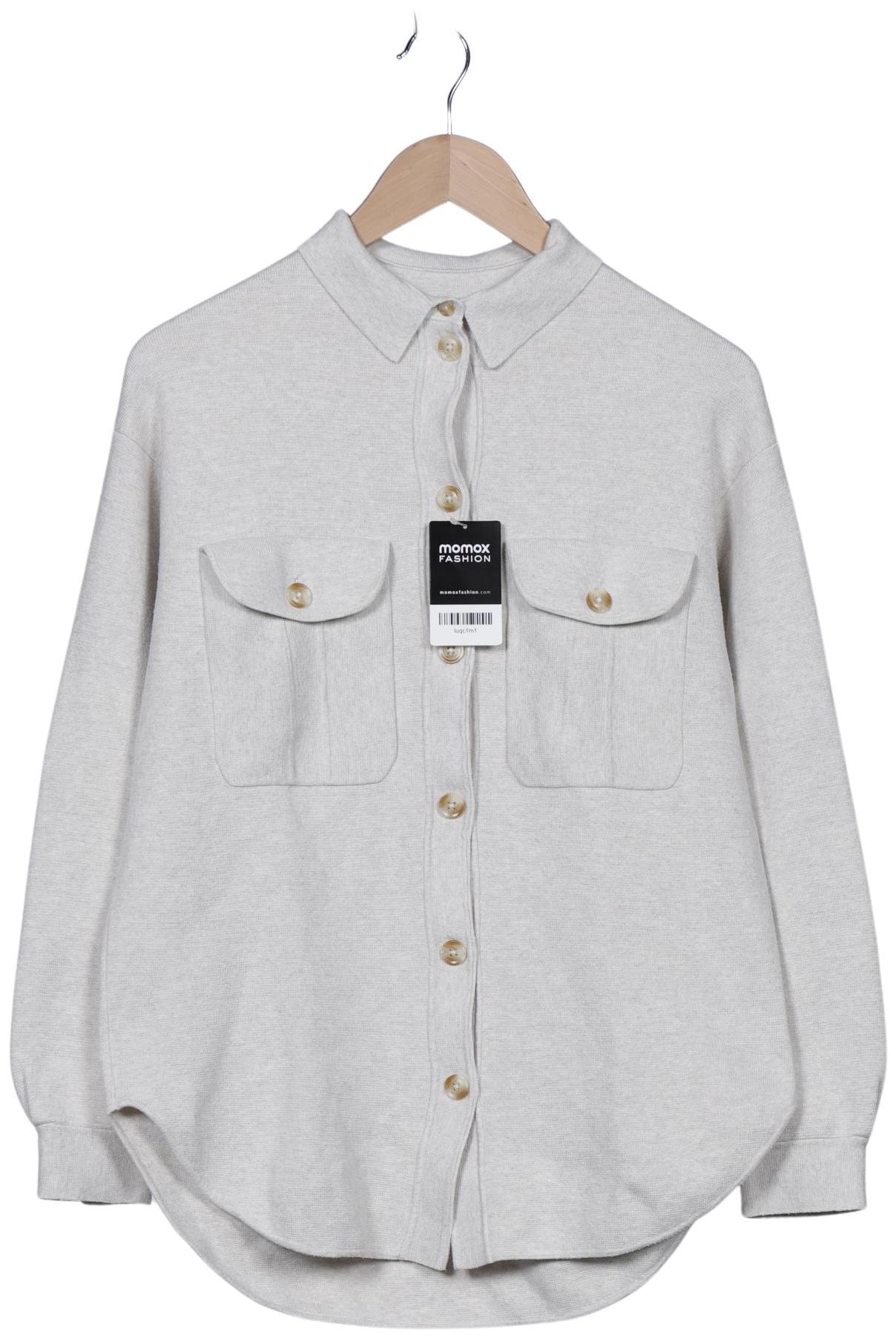 

Oui Damen Strickjacke, cremeweiß, Gr. 34