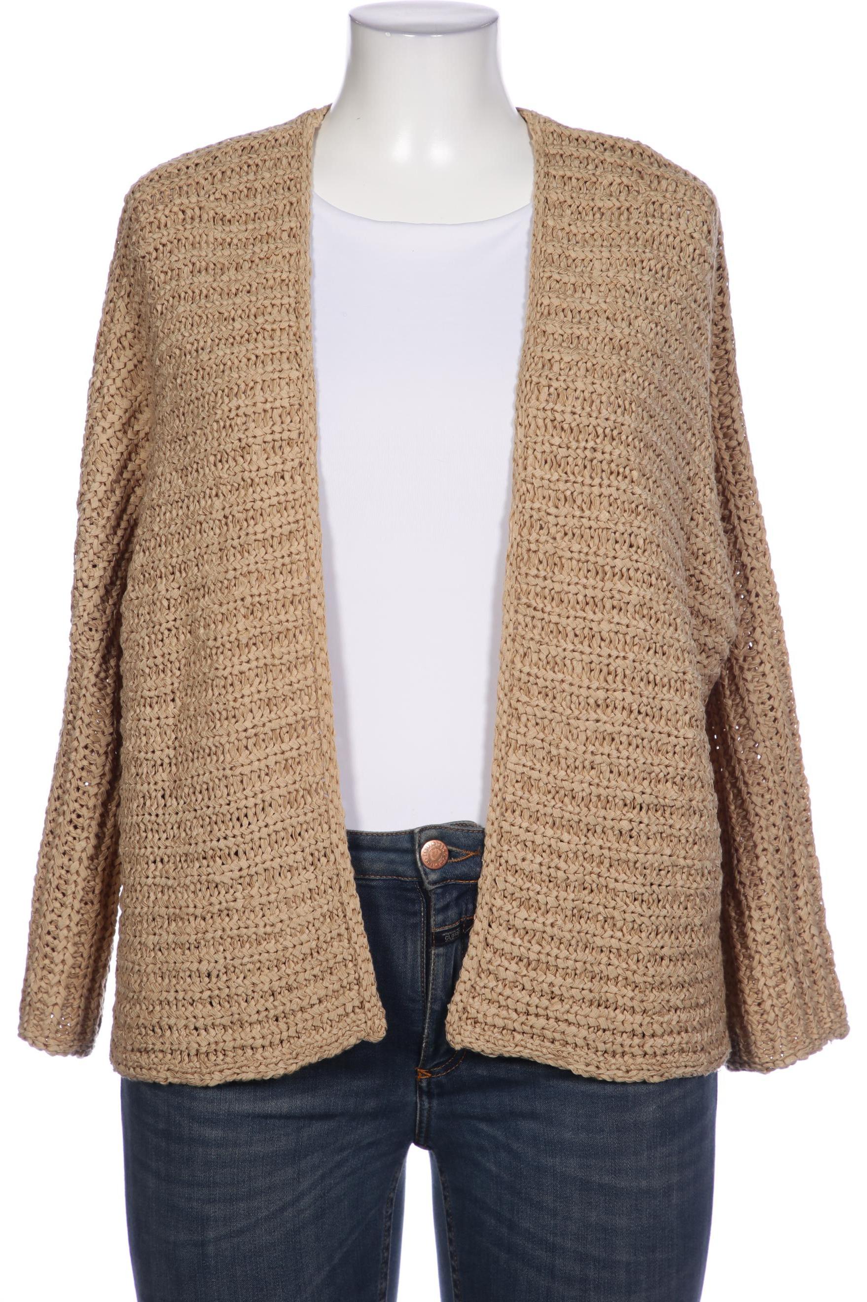 

Oui Damen Strickjacke, beige, Gr. 46