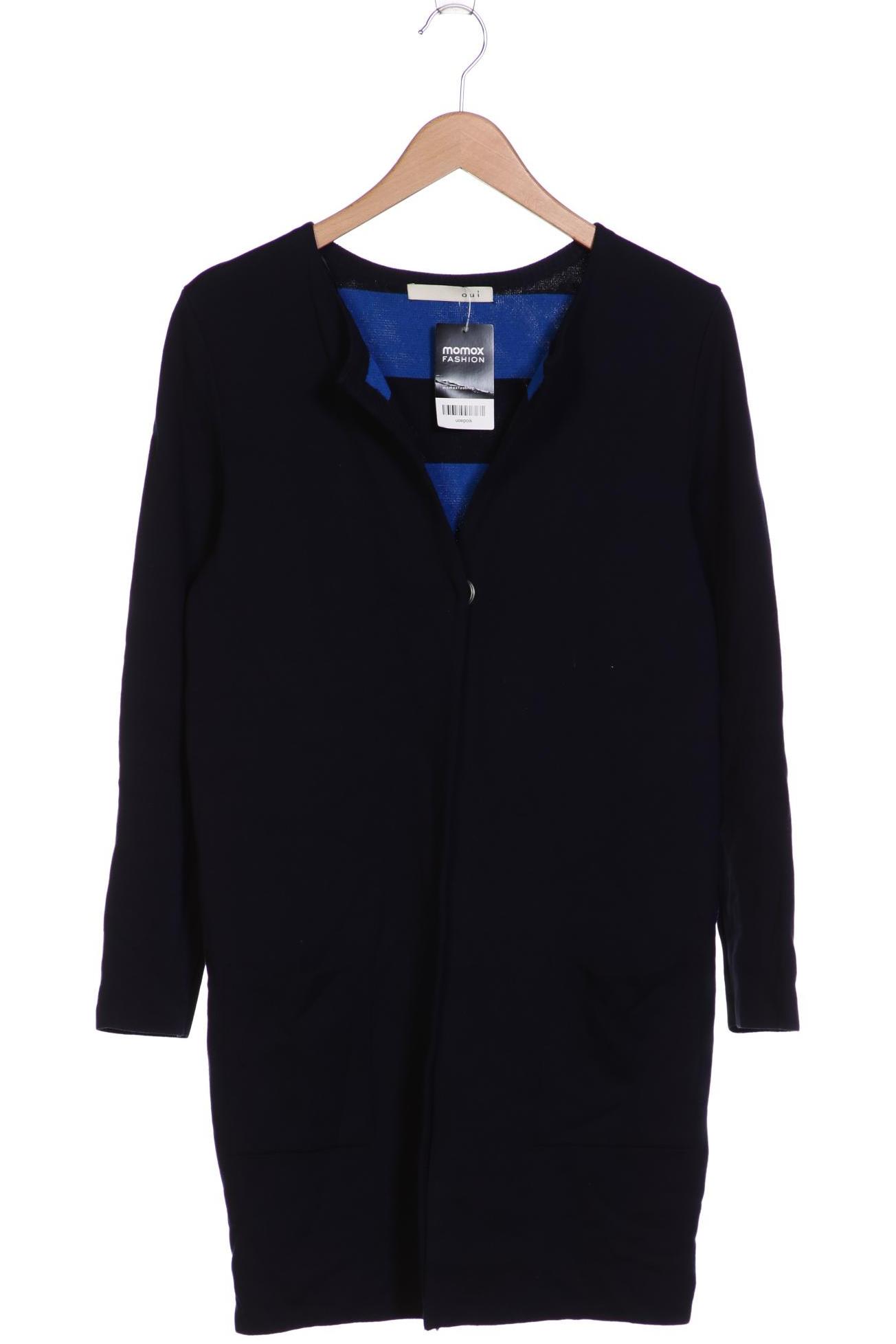 

Oui Damen Strickjacke, marineblau, Gr. 34
