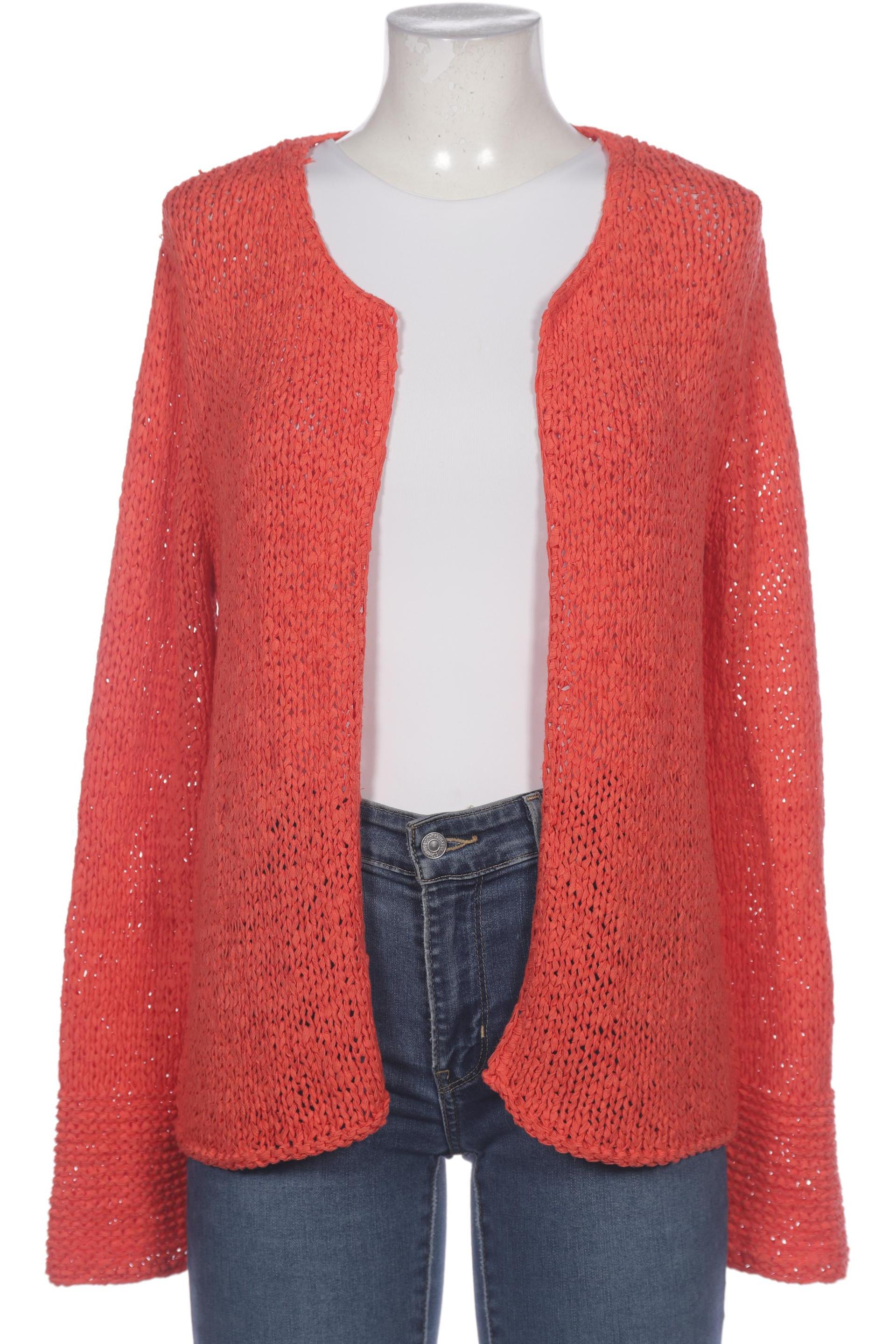 

Oui Damen Strickjacke, orange, Gr. 38