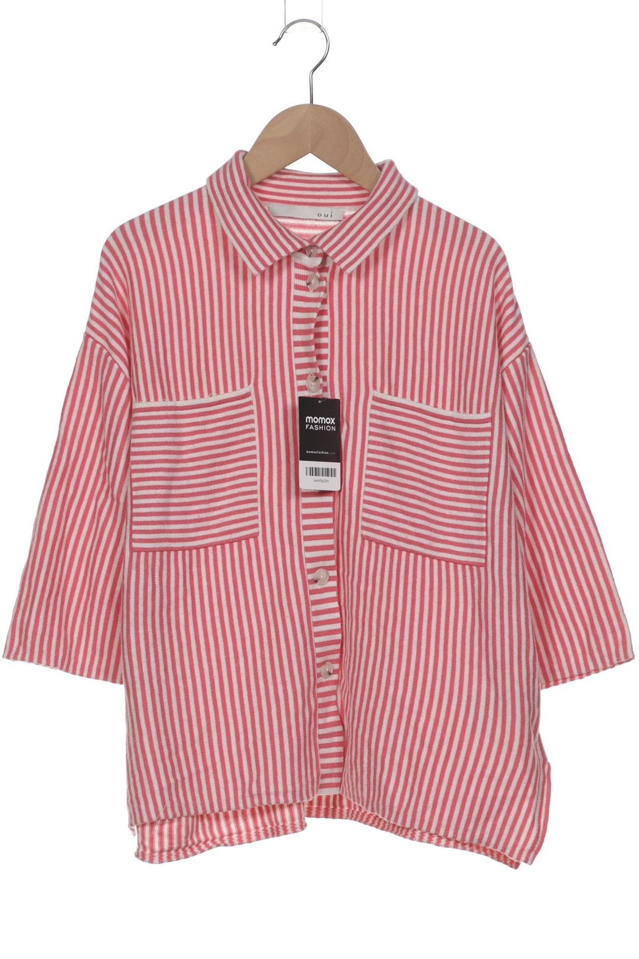 

Oui Damen Strickjacke, pink, Gr. 34