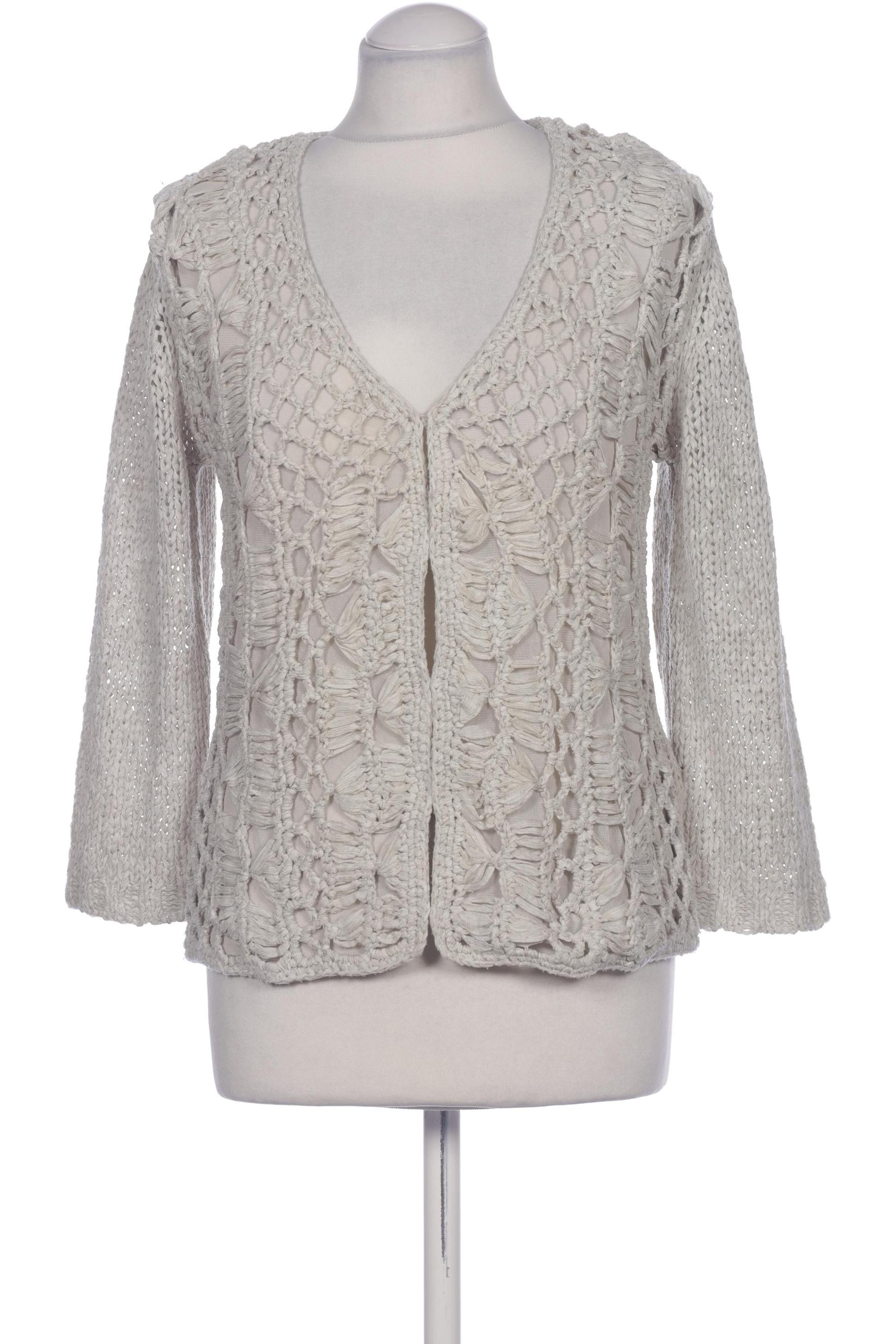 

Oui Damen Strickjacke, cremeweiß, Gr. 40