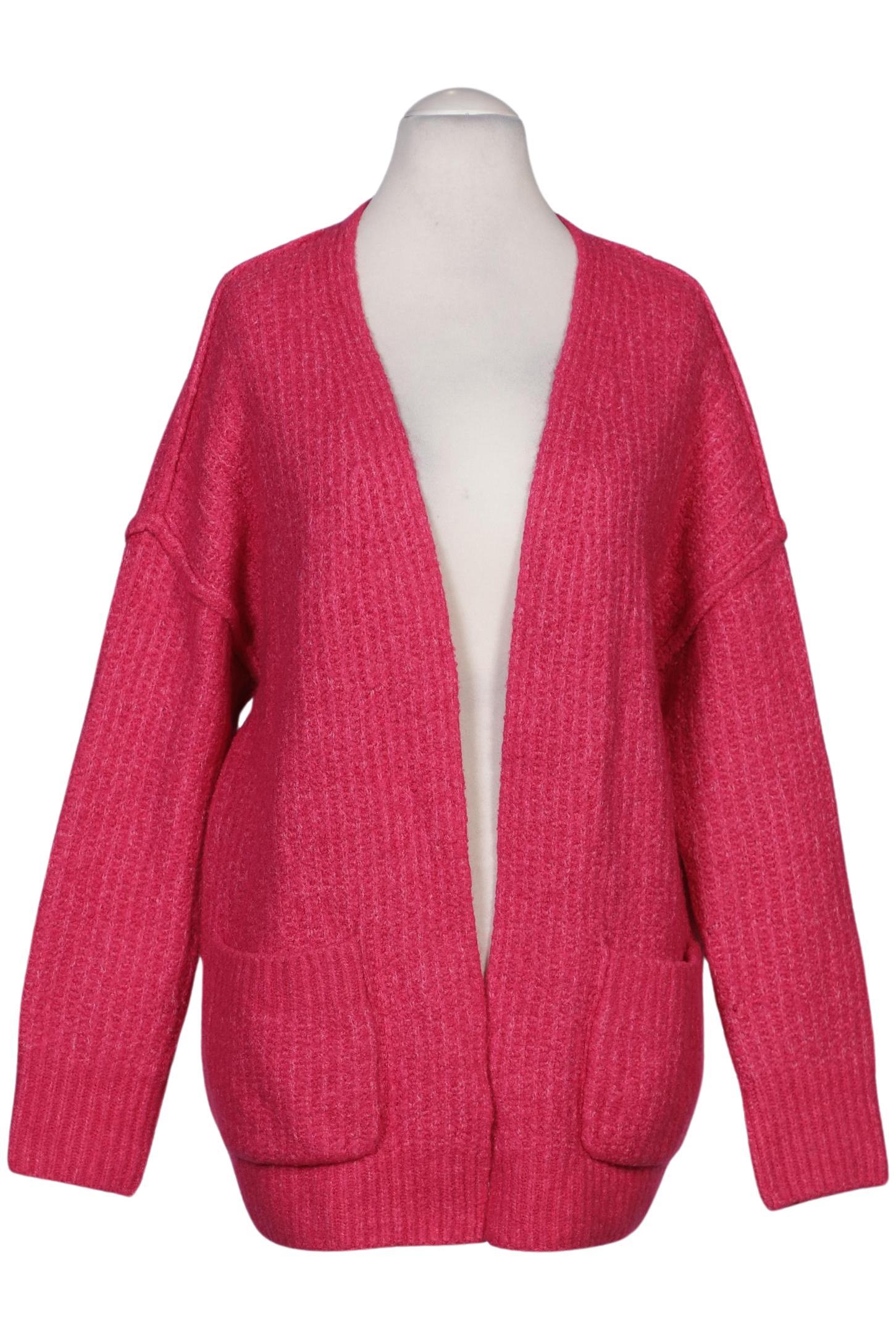 

Oui Damen Strickjacke, pink, Gr. 40