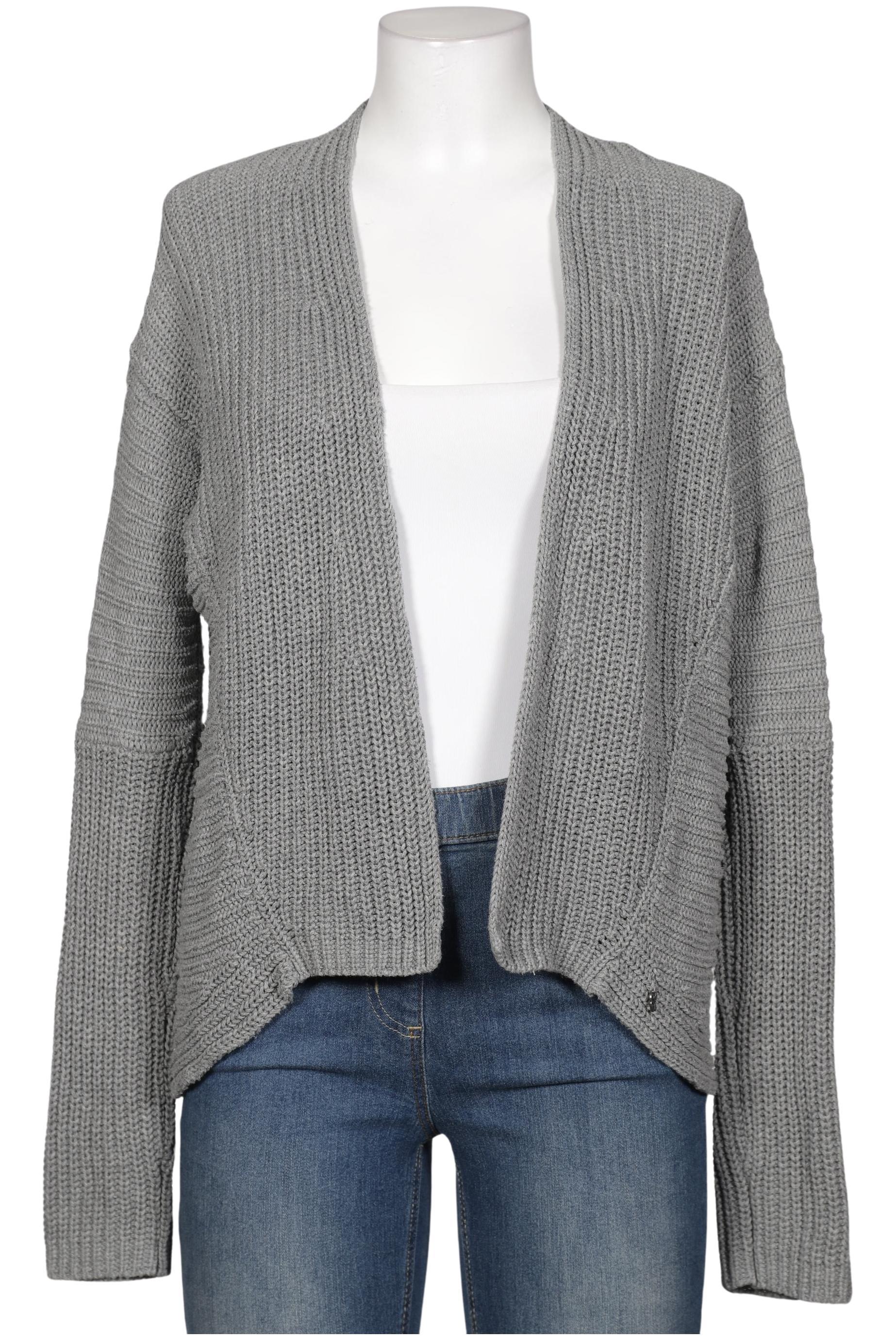 

Oui Damen Strickjacke, grau, Gr. 38