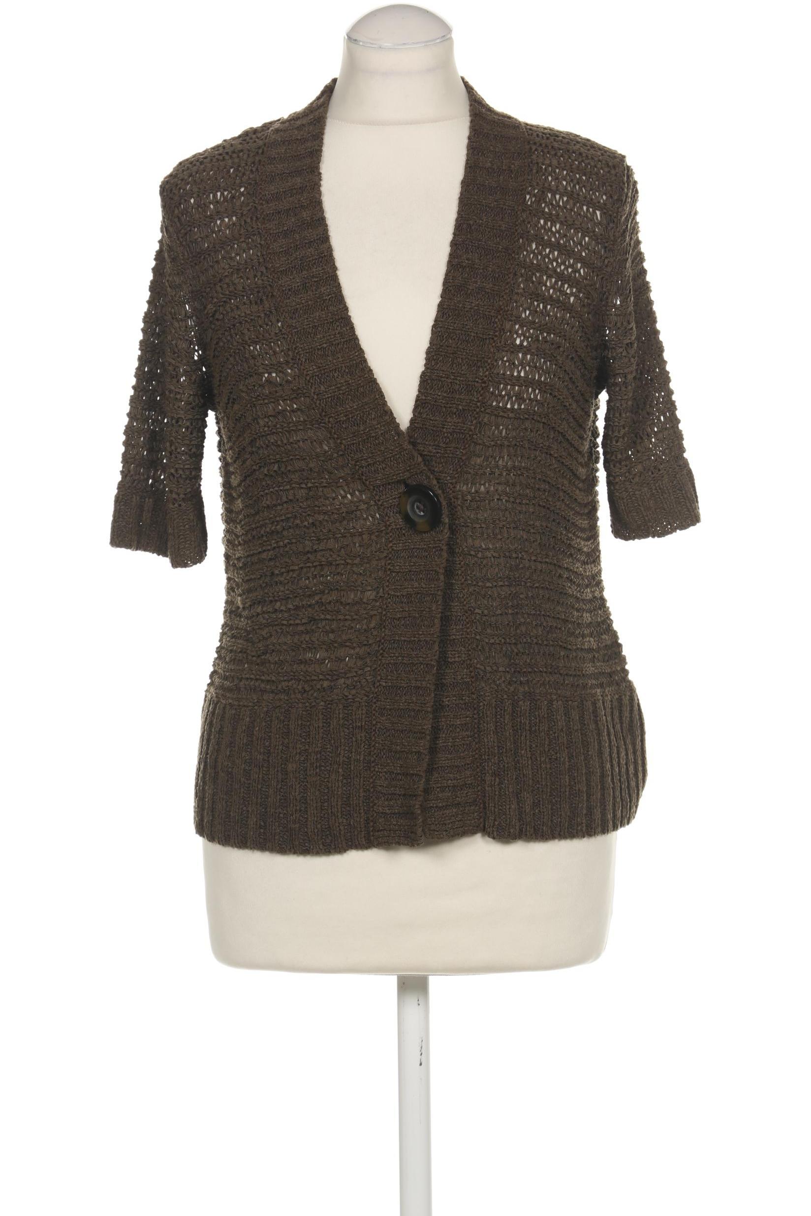 

Oui Damen Strickjacke, grün, Gr. 38