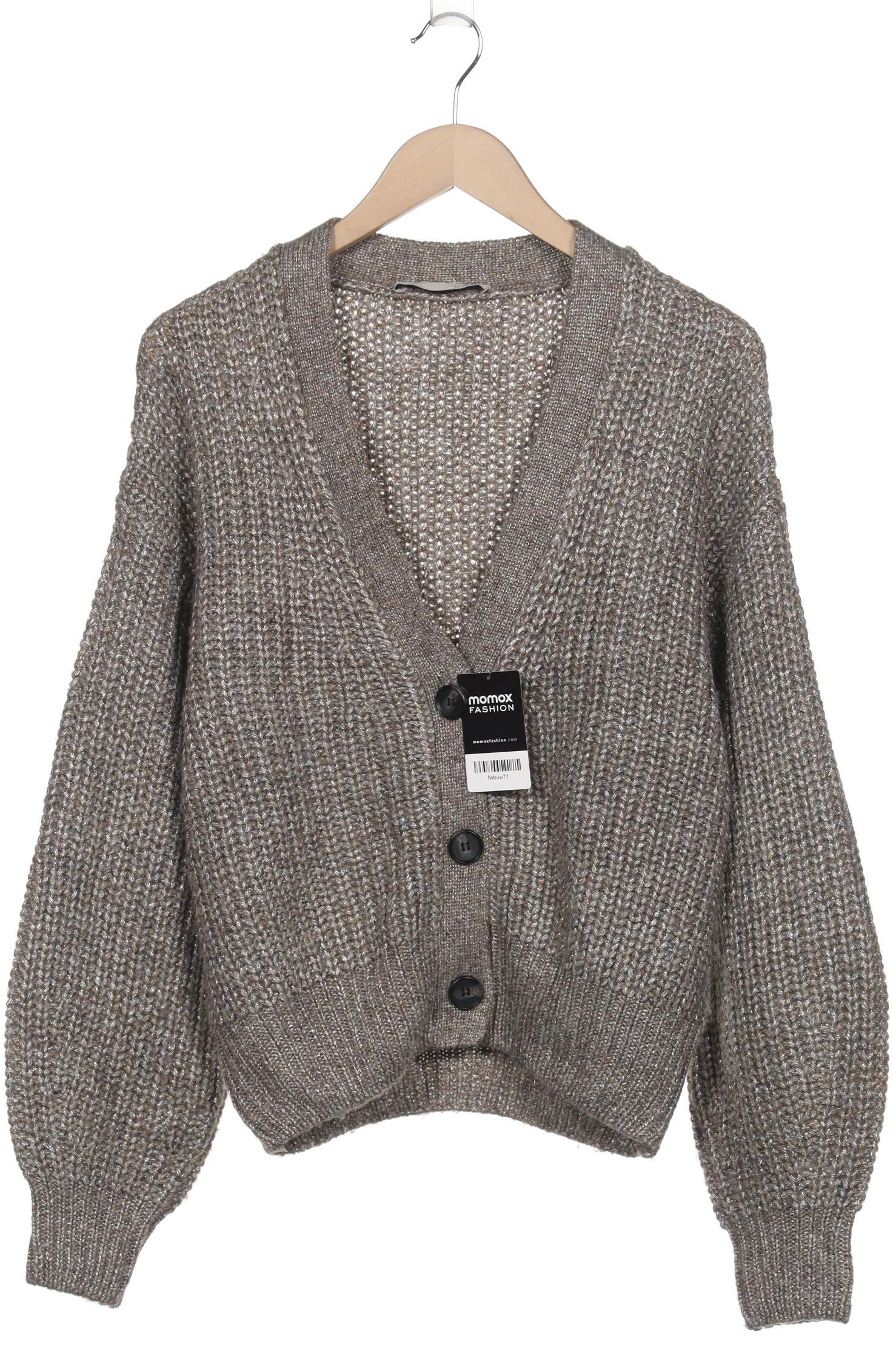 

Oui Damen Strickjacke, grau, Gr. 38