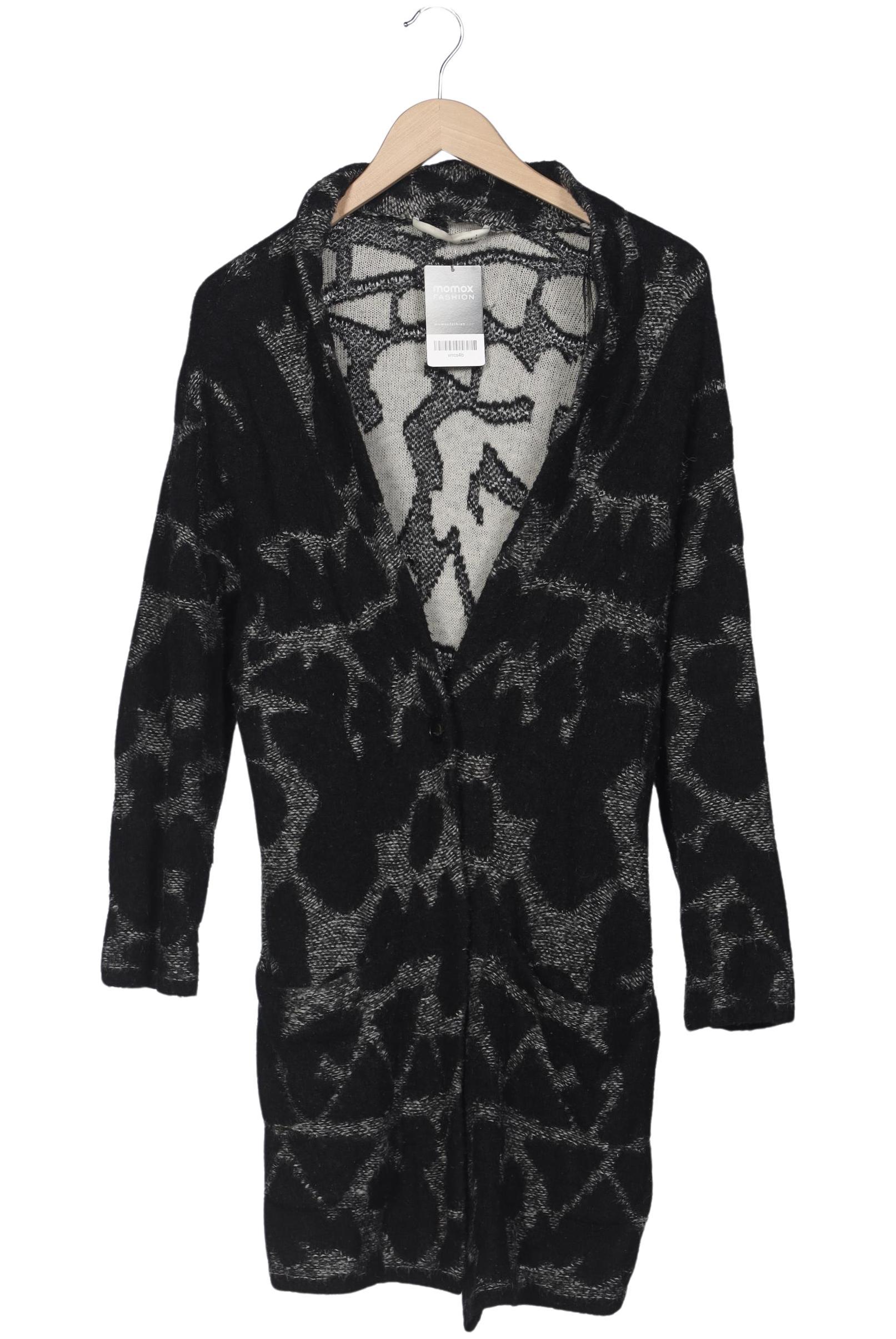 

Oui Damen Strickjacke, schwarz, Gr. 38