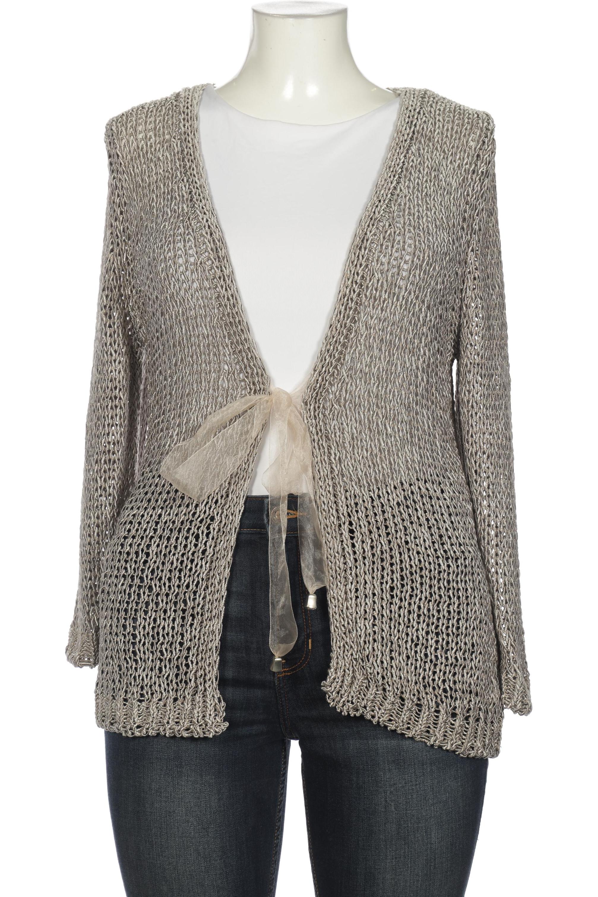 

Oui Damen Strickjacke, grau, Gr. 42