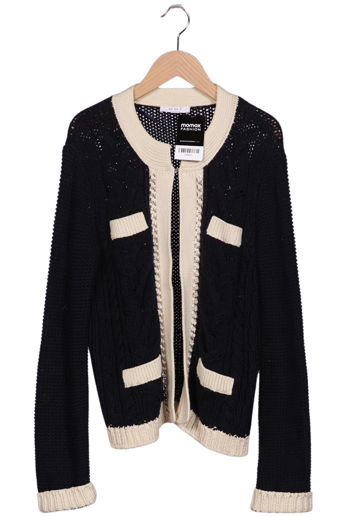 

Oui Damen Strickjacke, mehrfarbig, Gr. 40