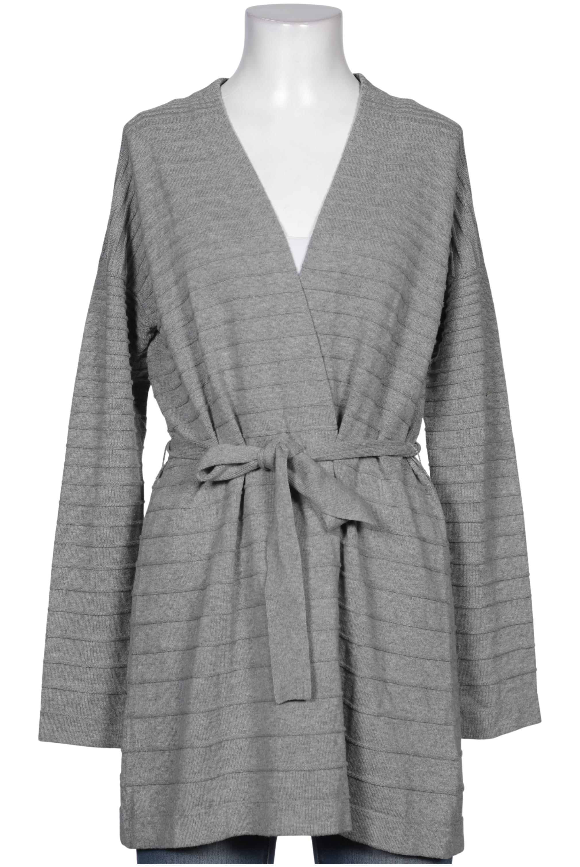 

Oui Damen Strickjacke, grau, Gr. 36