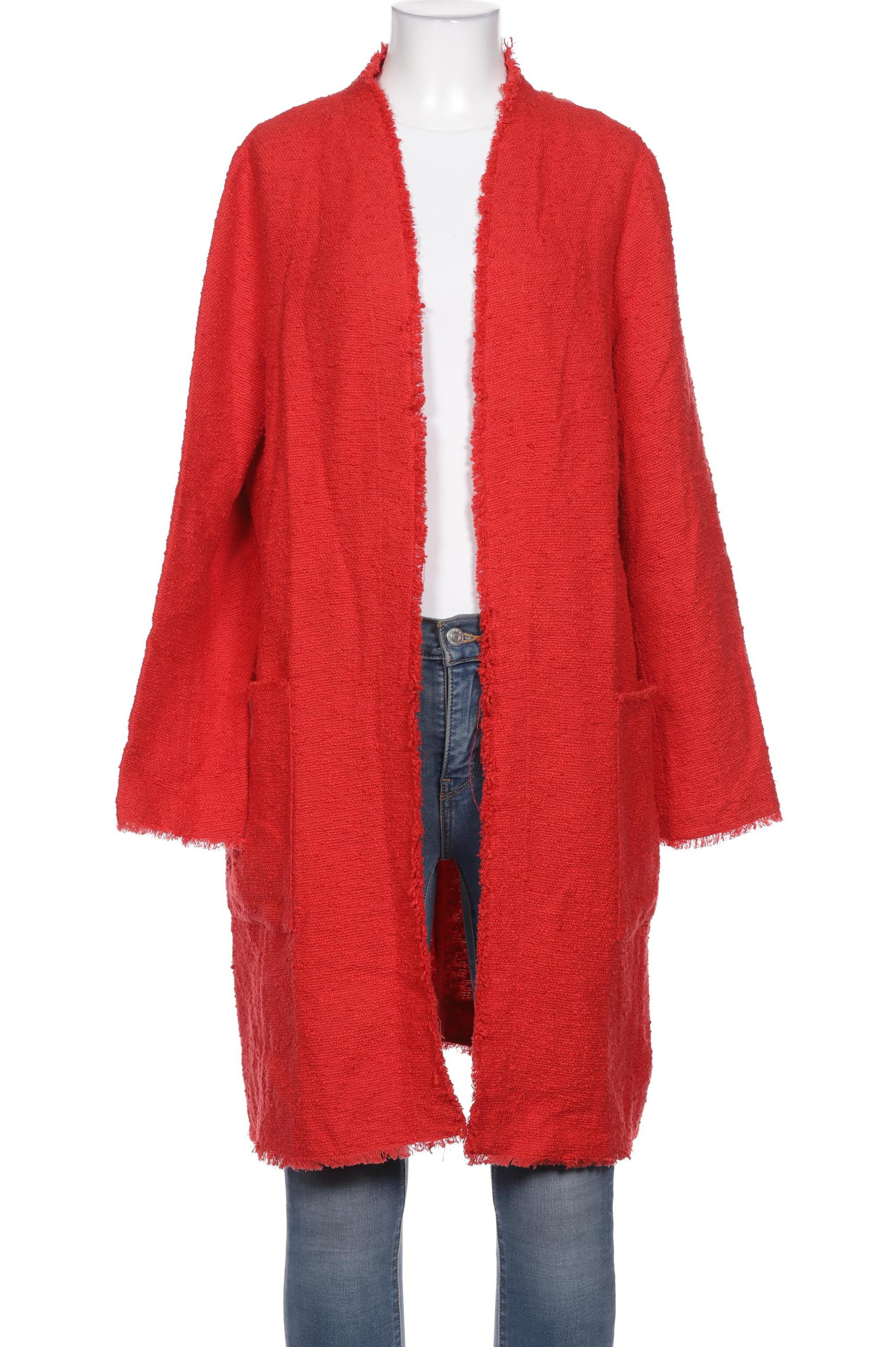 

Oui Damen Strickjacke, rot, Gr. 42