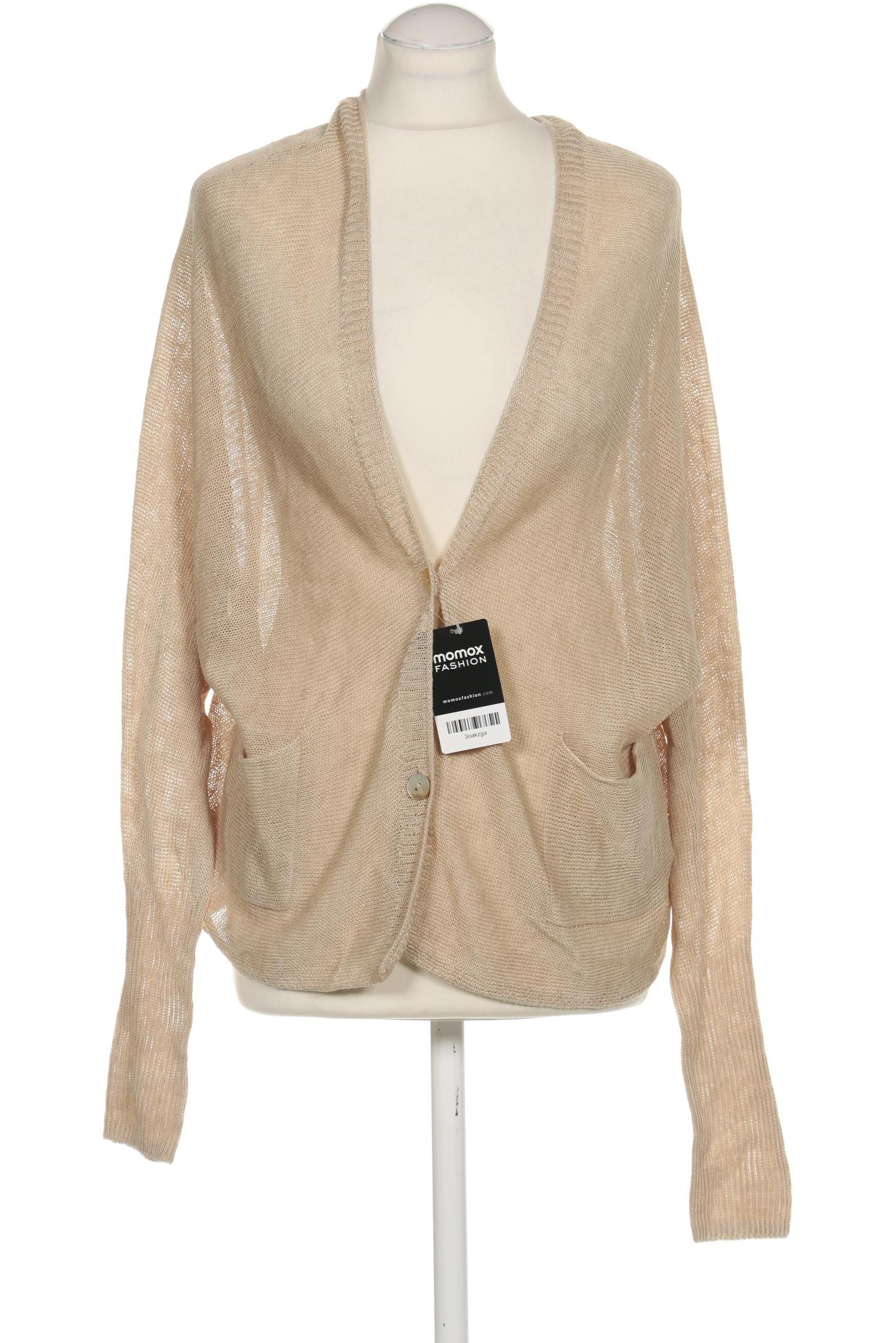 

Oui Damen Strickjacke, beige, Gr. 36
