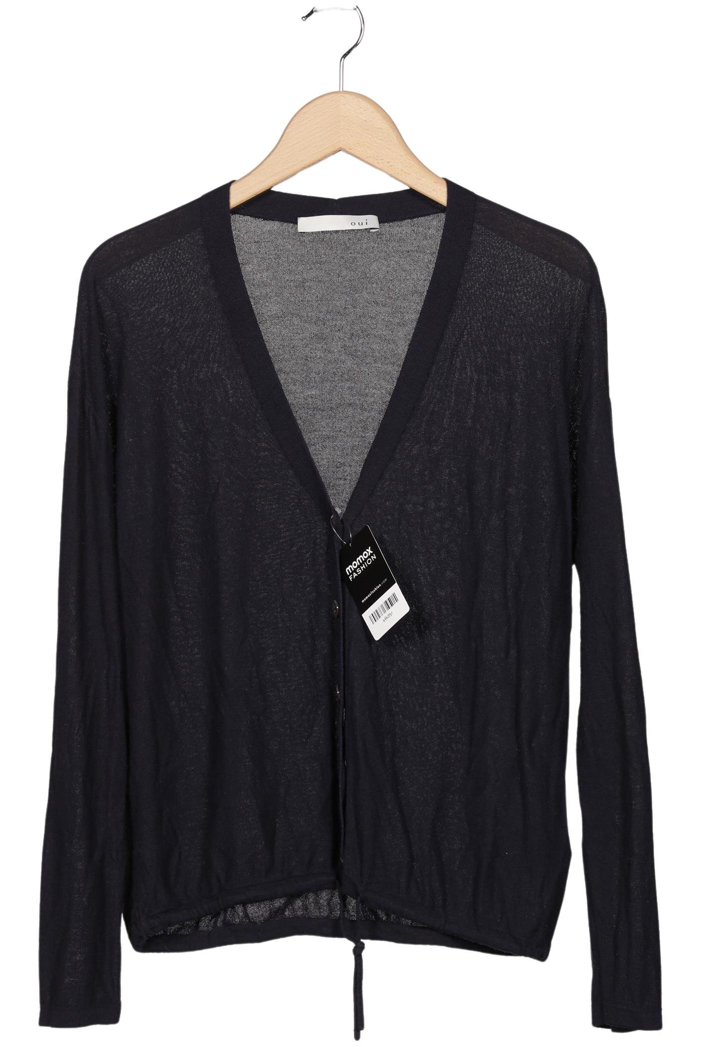 

Oui Damen Strickjacke, marineblau, Gr. 40