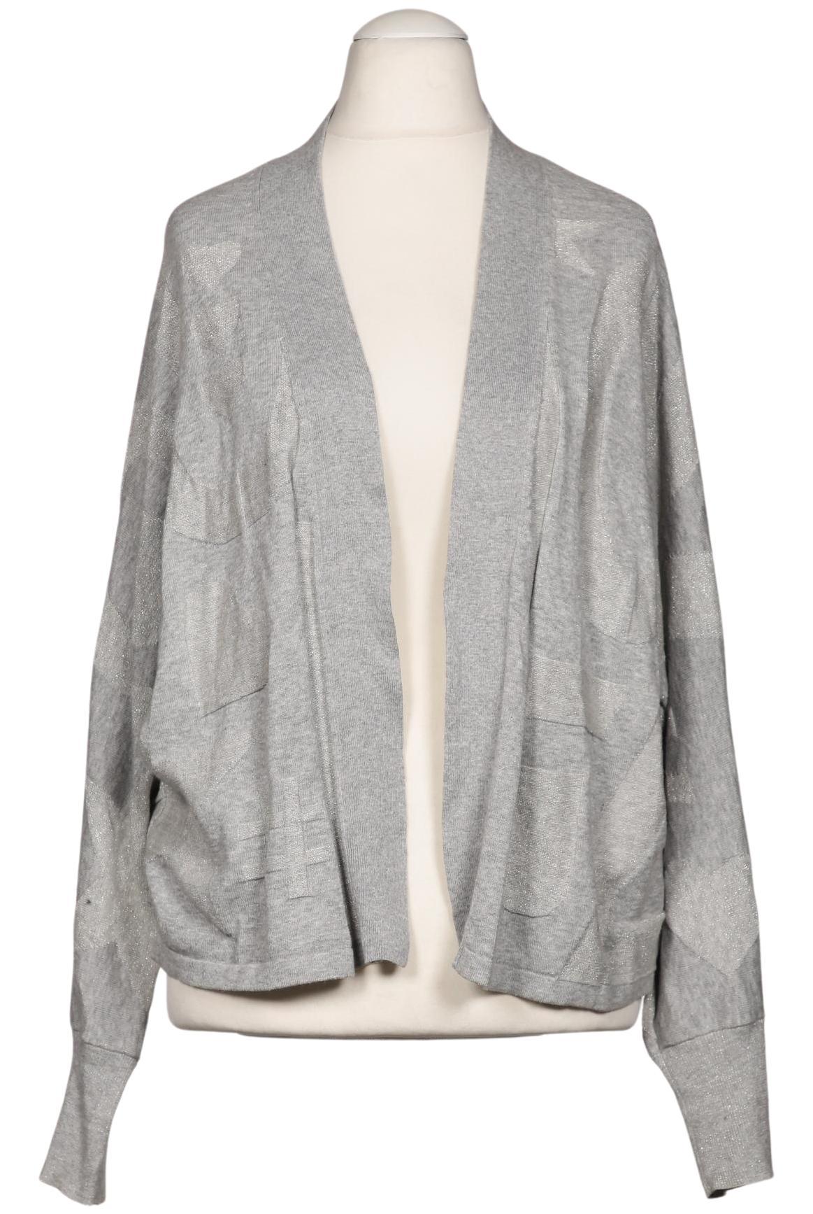 

Oui Damen Strickjacke, grau, Gr. 38