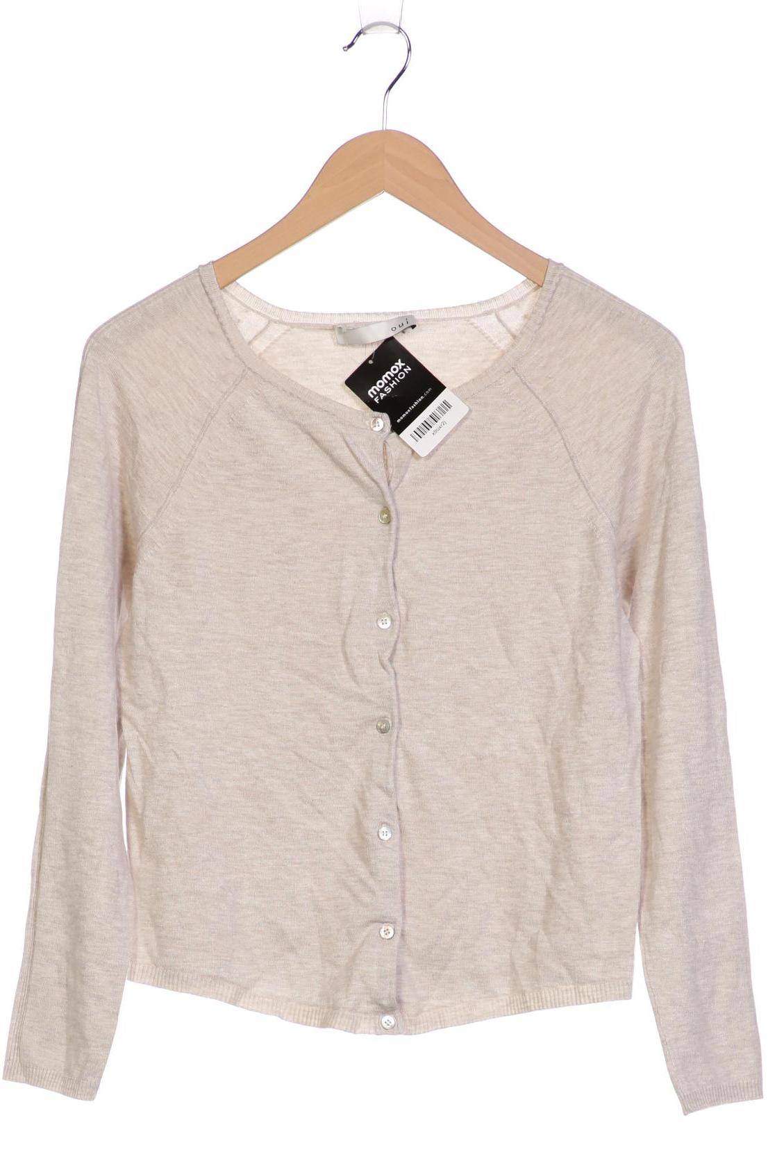 

Oui Damen Strickjacke, beige, Gr. 38