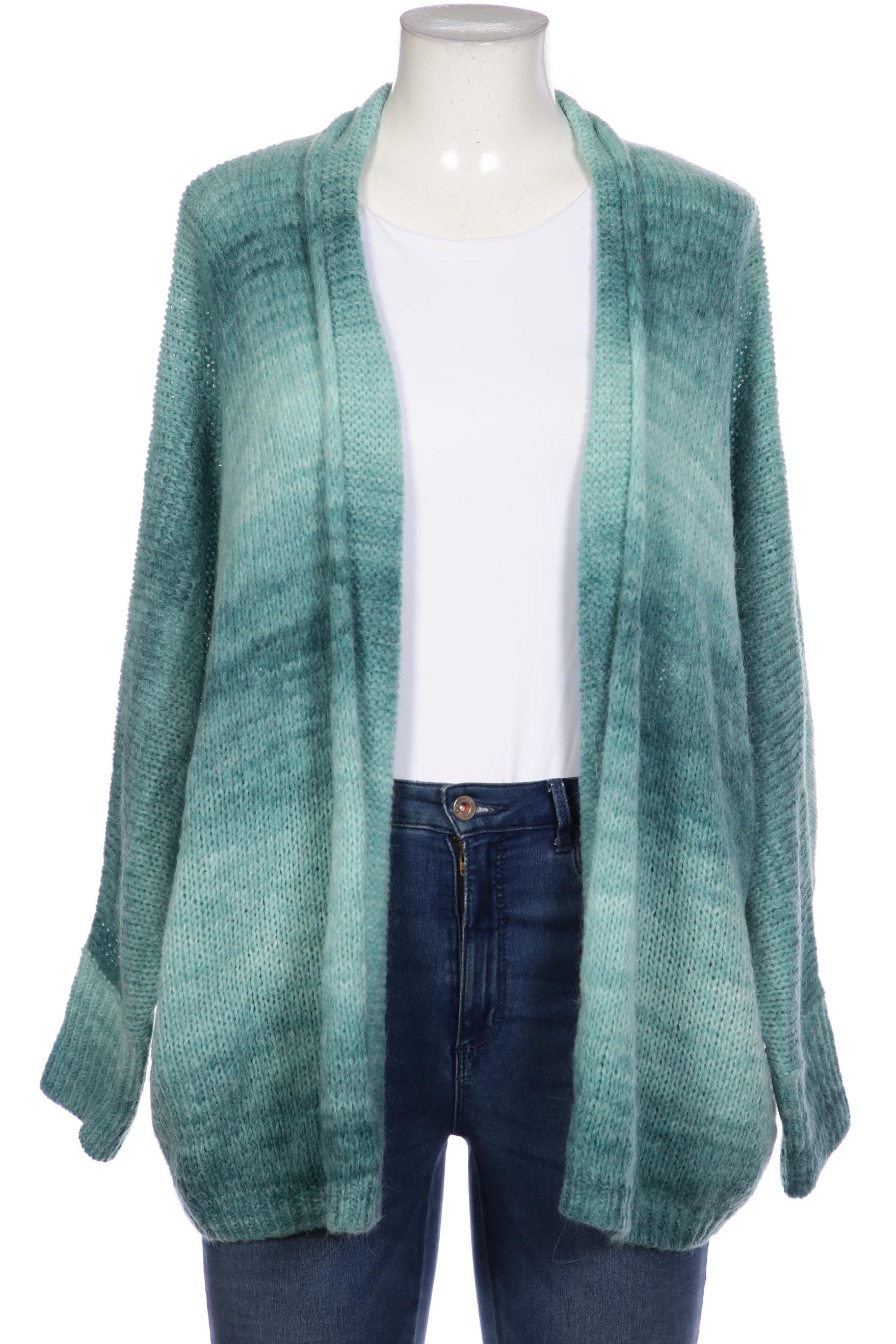 

Oui Damen Strickjacke, türkis, Gr. 40