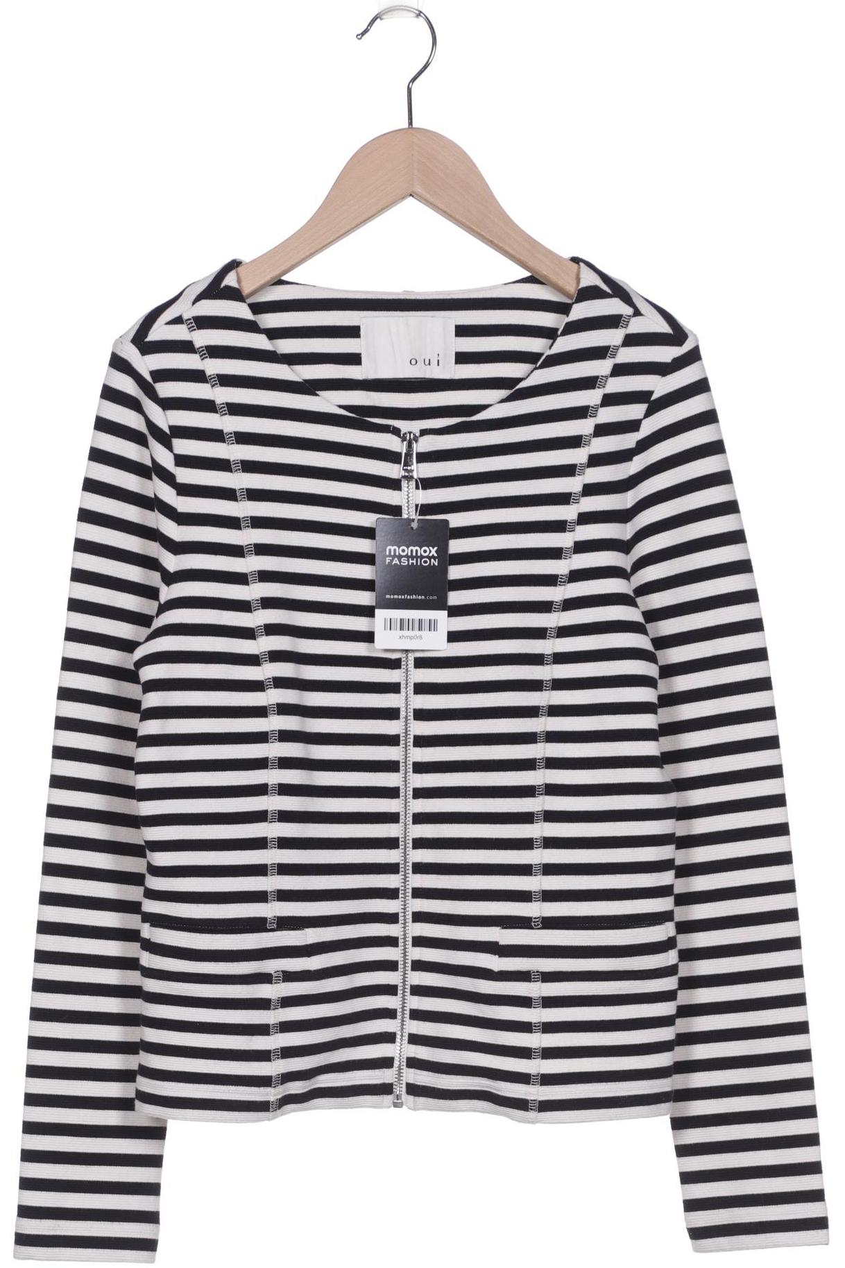 

Oui Damen Strickjacke, schwarz