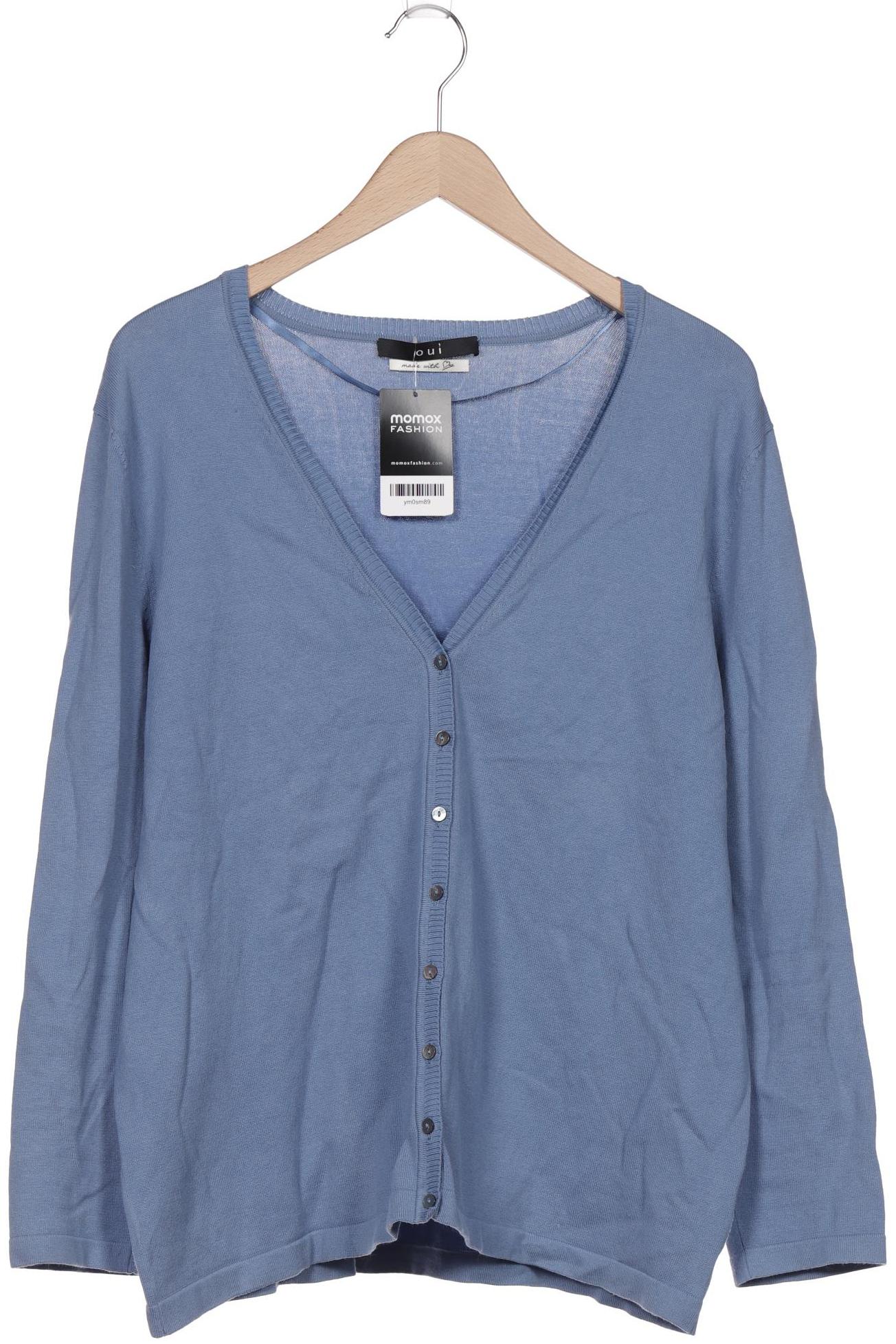 

Oui Damen Strickjacke, blau