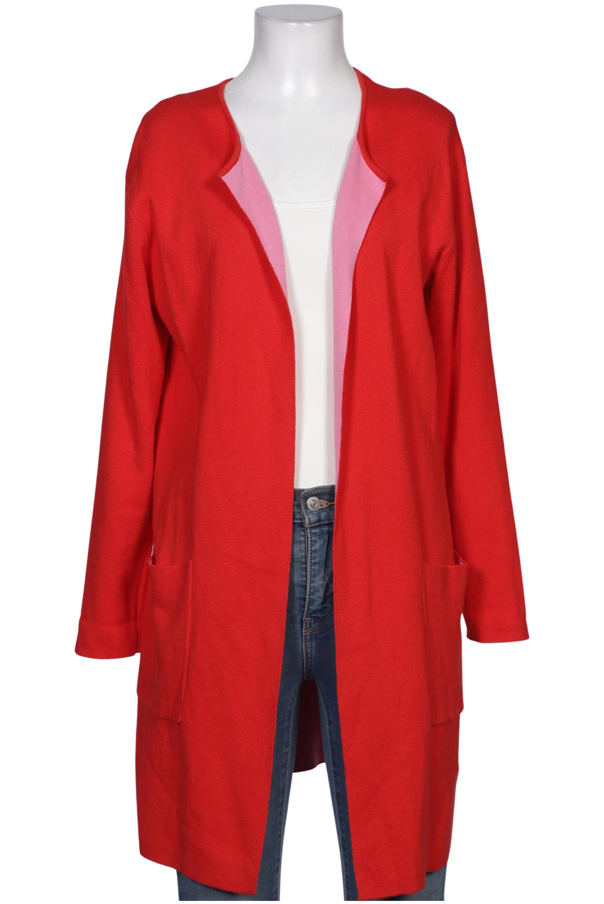 

Oui Damen Strickjacke, rot, Gr. 38