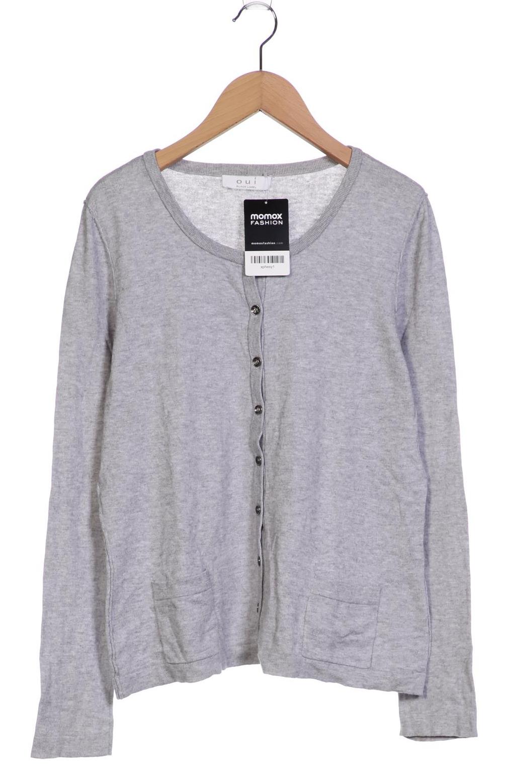 

Oui Damen Strickjacke, grau