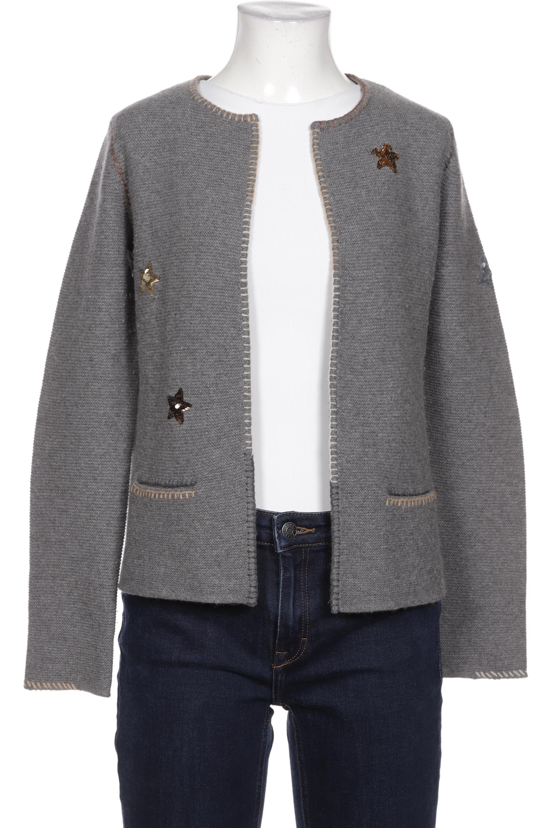 

Oui Damen Strickjacke, grau