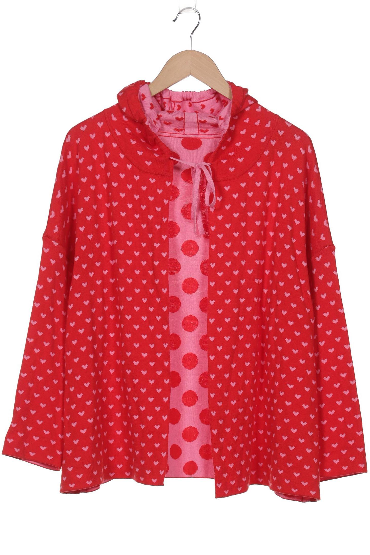 

Oui Damen Strickjacke, rot, Gr. 46