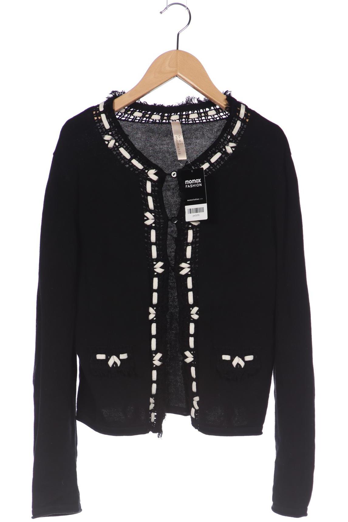 

Oui Damen Strickjacke, schwarz