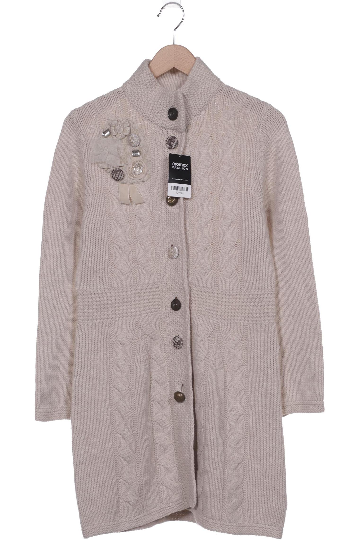 

Oui Damen Strickjacke, beige, Gr. 40