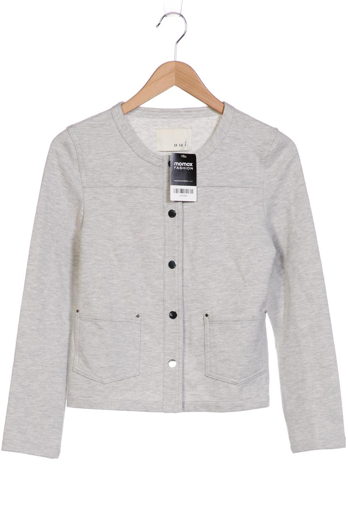

Oui Damen Strickjacke, grau