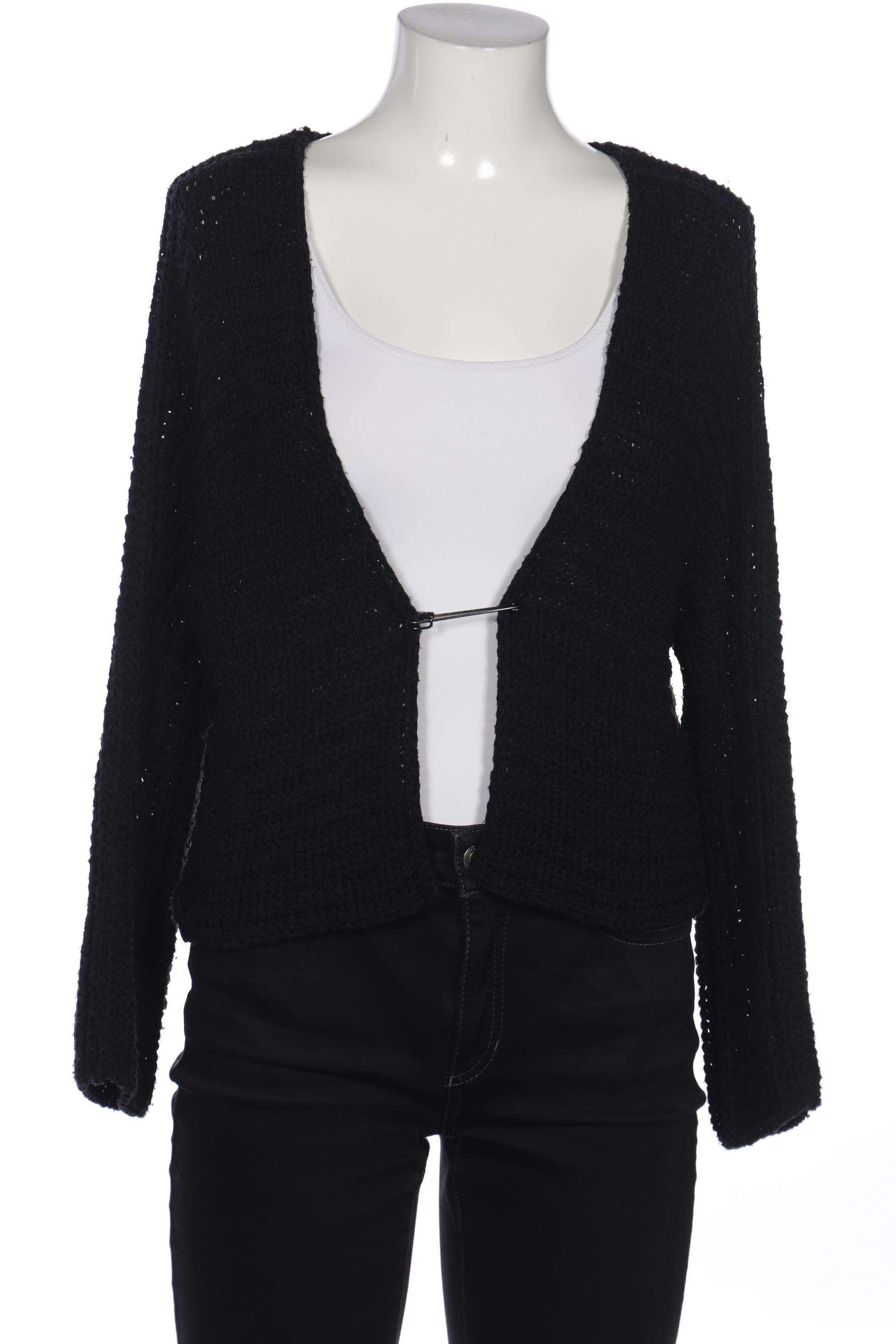 

Oui Damen Strickjacke, schwarz