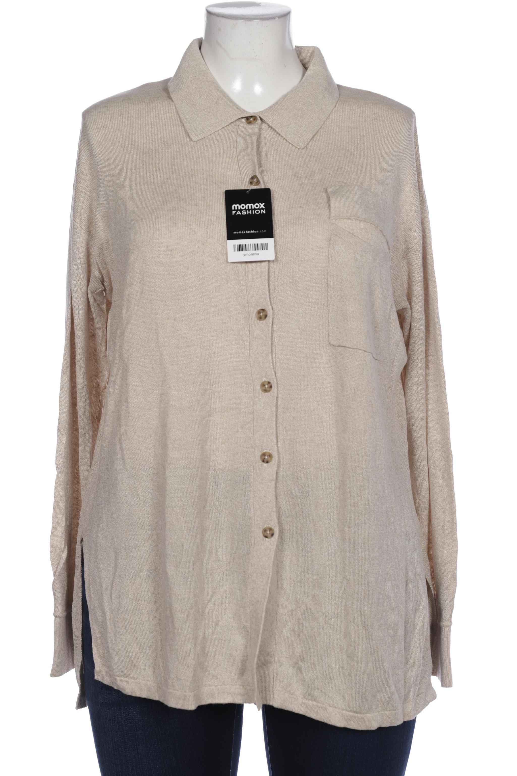 

Oui Damen Strickjacke, beige, Gr. 46