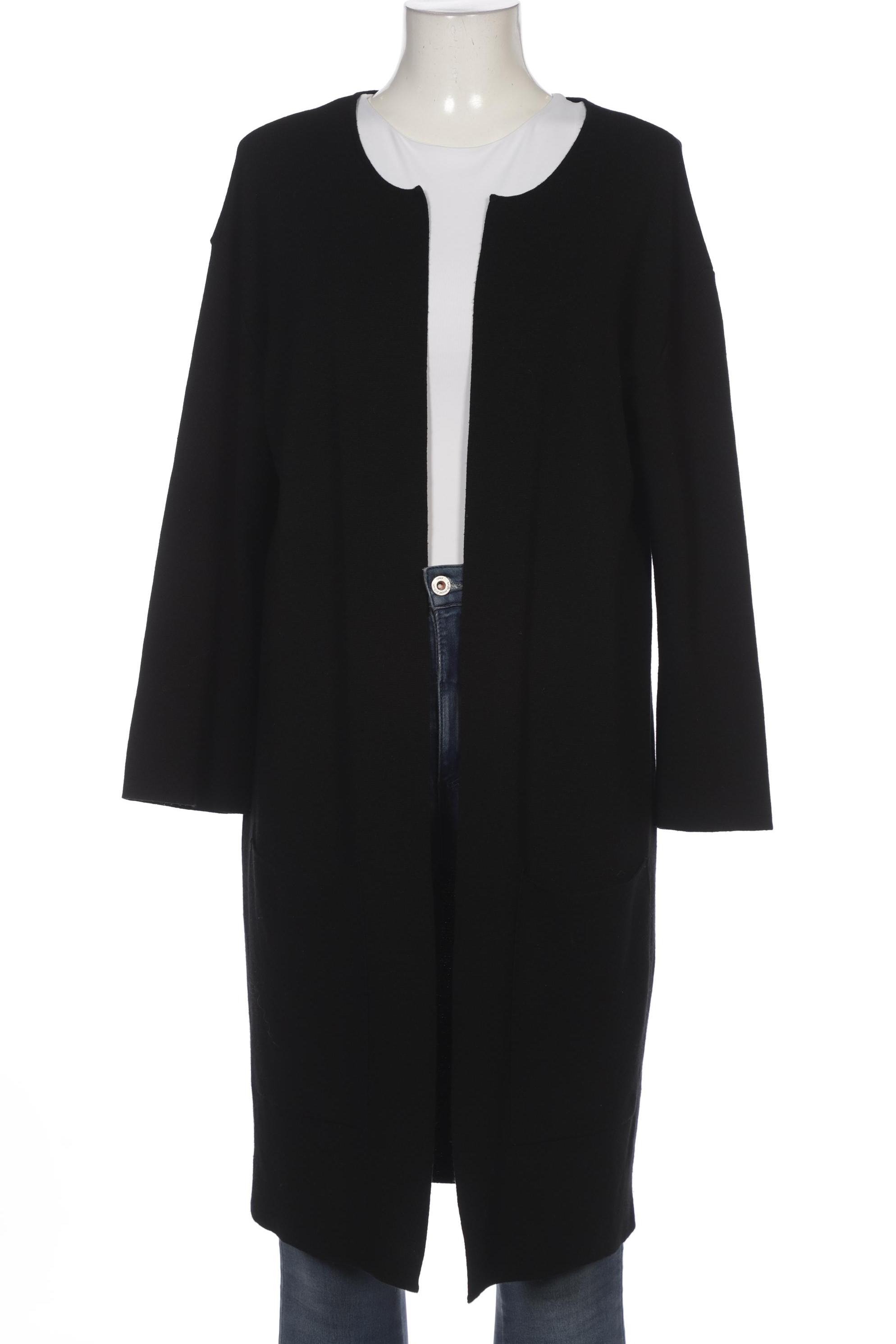 

Oui Damen Strickjacke, schwarz