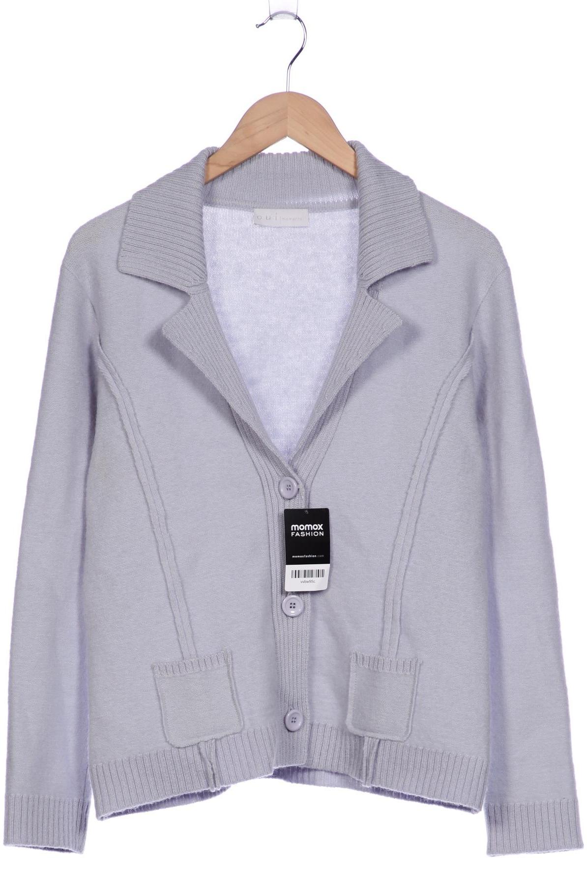 

Oui Damen Strickjacke, hellblau, Gr. 38