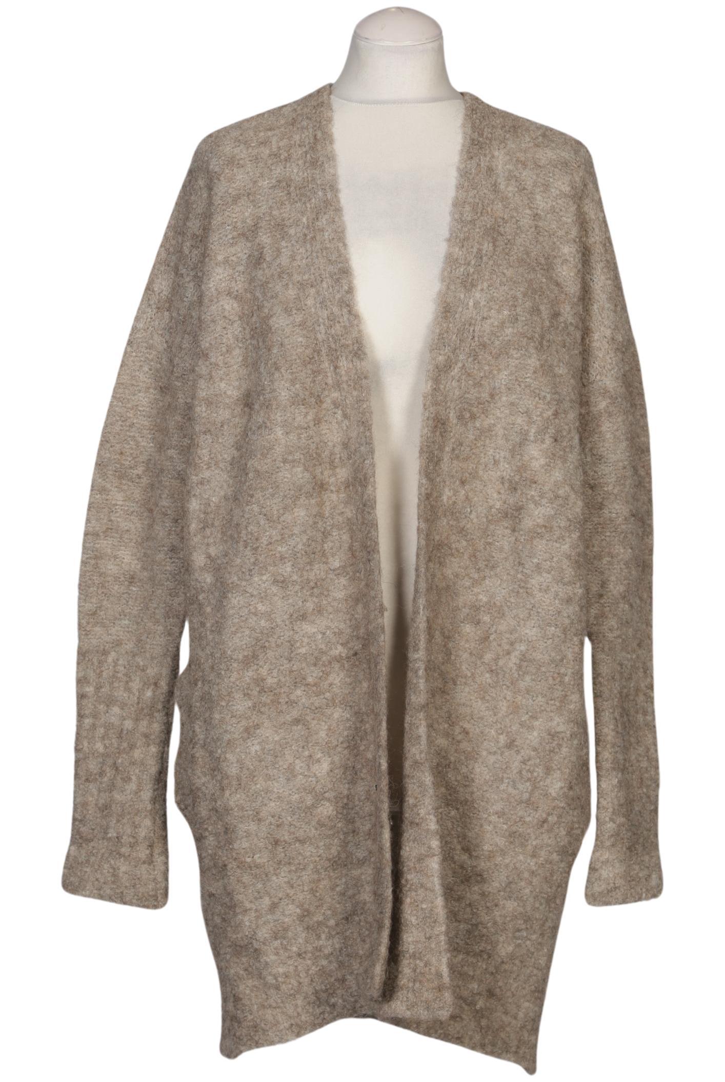 

Oui Damen Strickjacke, beige, Gr. 38