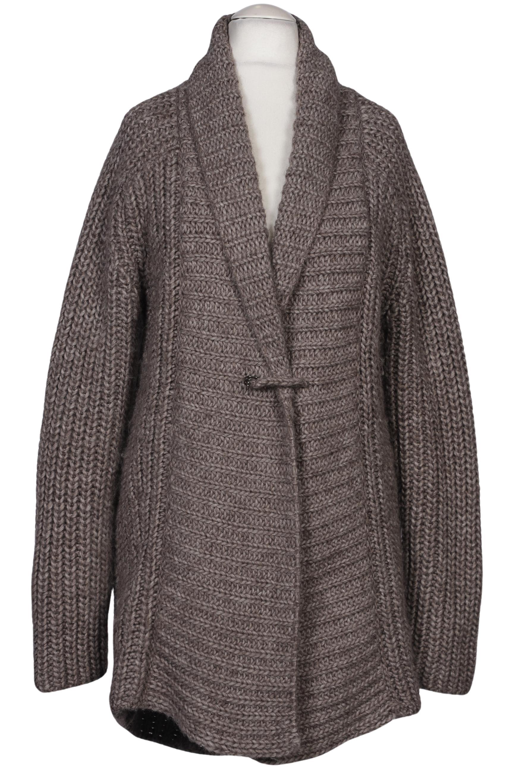 

Oui Damen Strickjacke, braun, Gr. 36