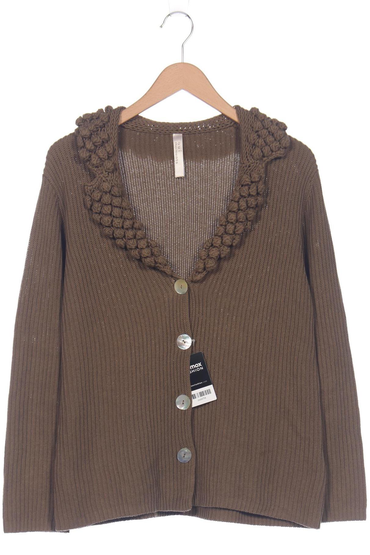 

Oui Damen Strickjacke, braun, Gr. 44