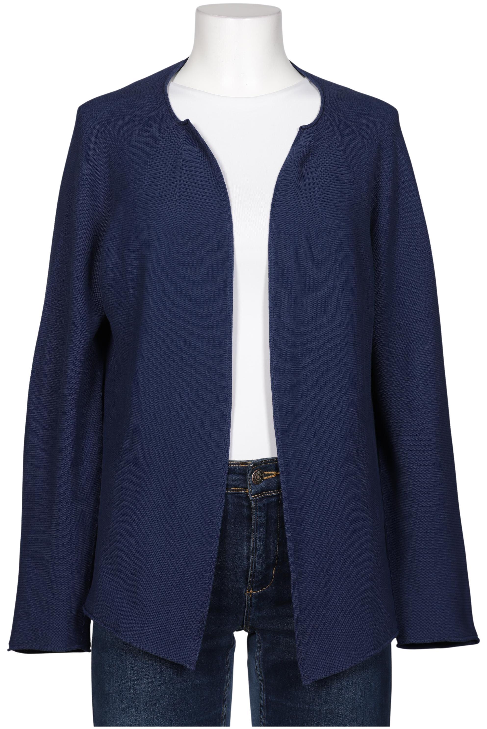 

Oui Damen Strickjacke, marineblau, Gr. 42