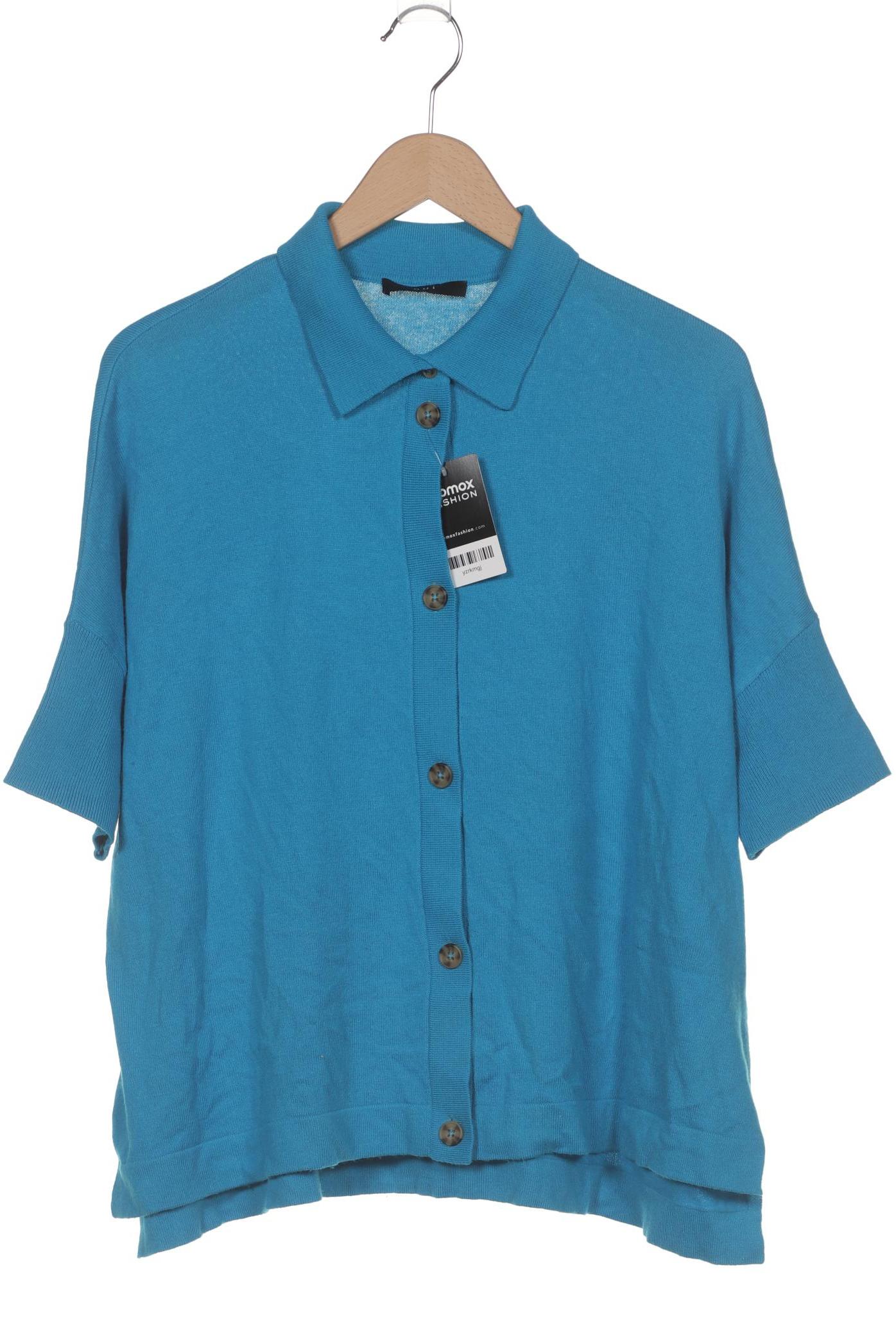 

Oui Damen Strickjacke, blau, Gr. 36