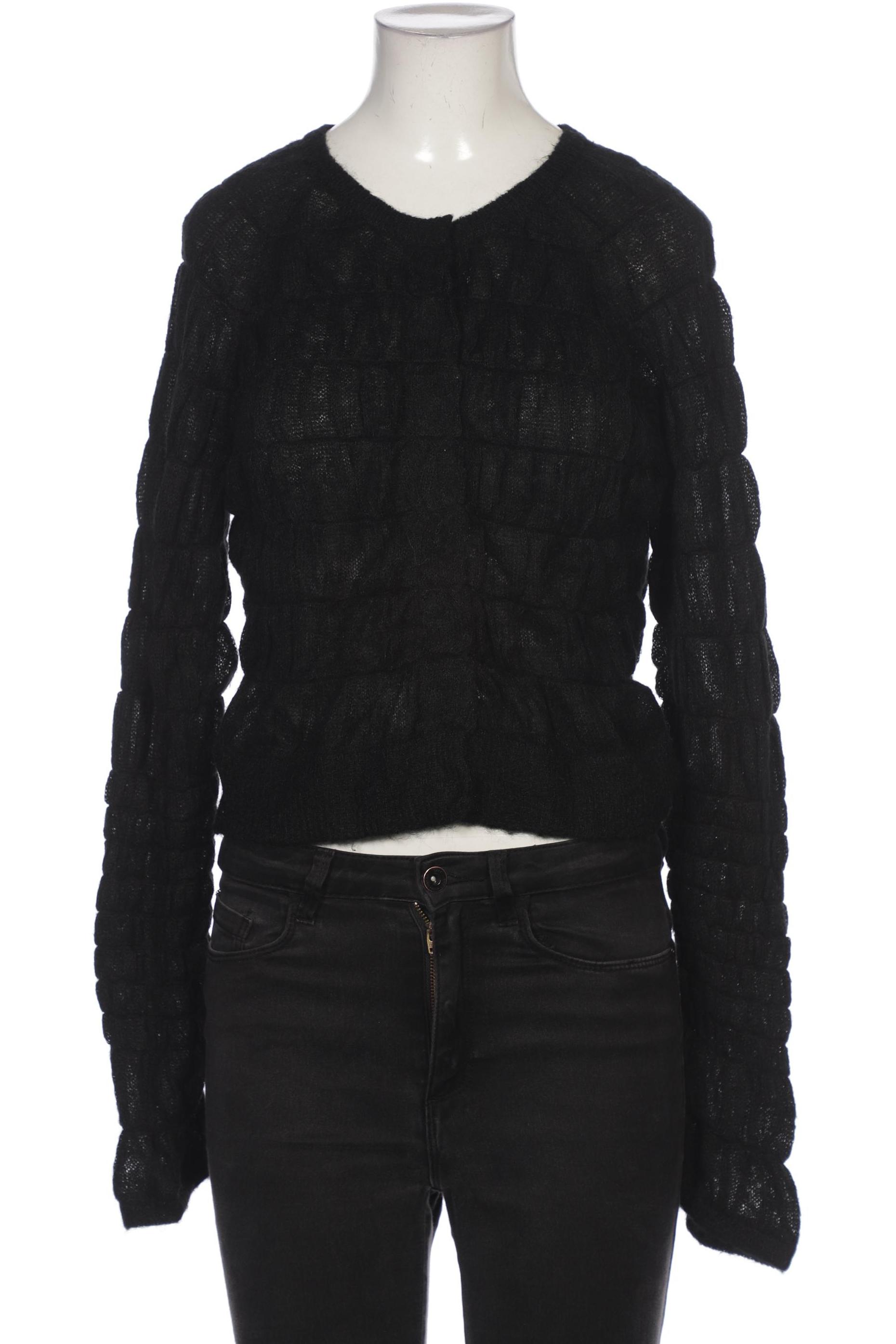 

Oui Damen Strickjacke, schwarz