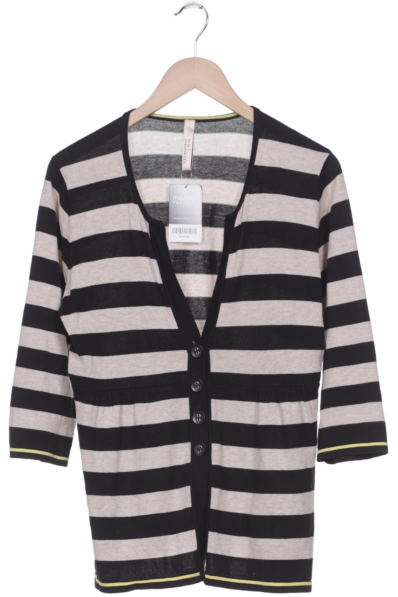 

Oui Damen Strickjacke, beige, Gr. 42